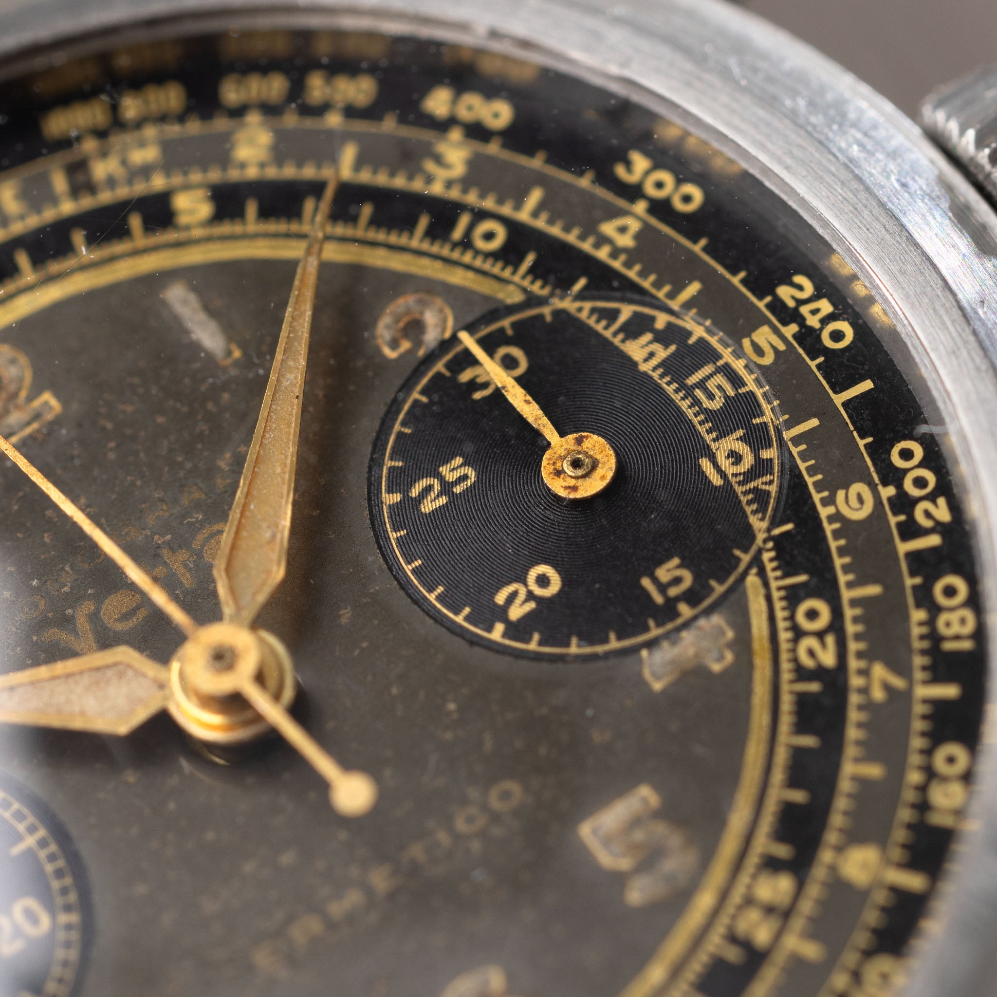 Vetta Ermetico Oversized Waterproof Chronograph mit grauem Zifferblatt Referenz 5347