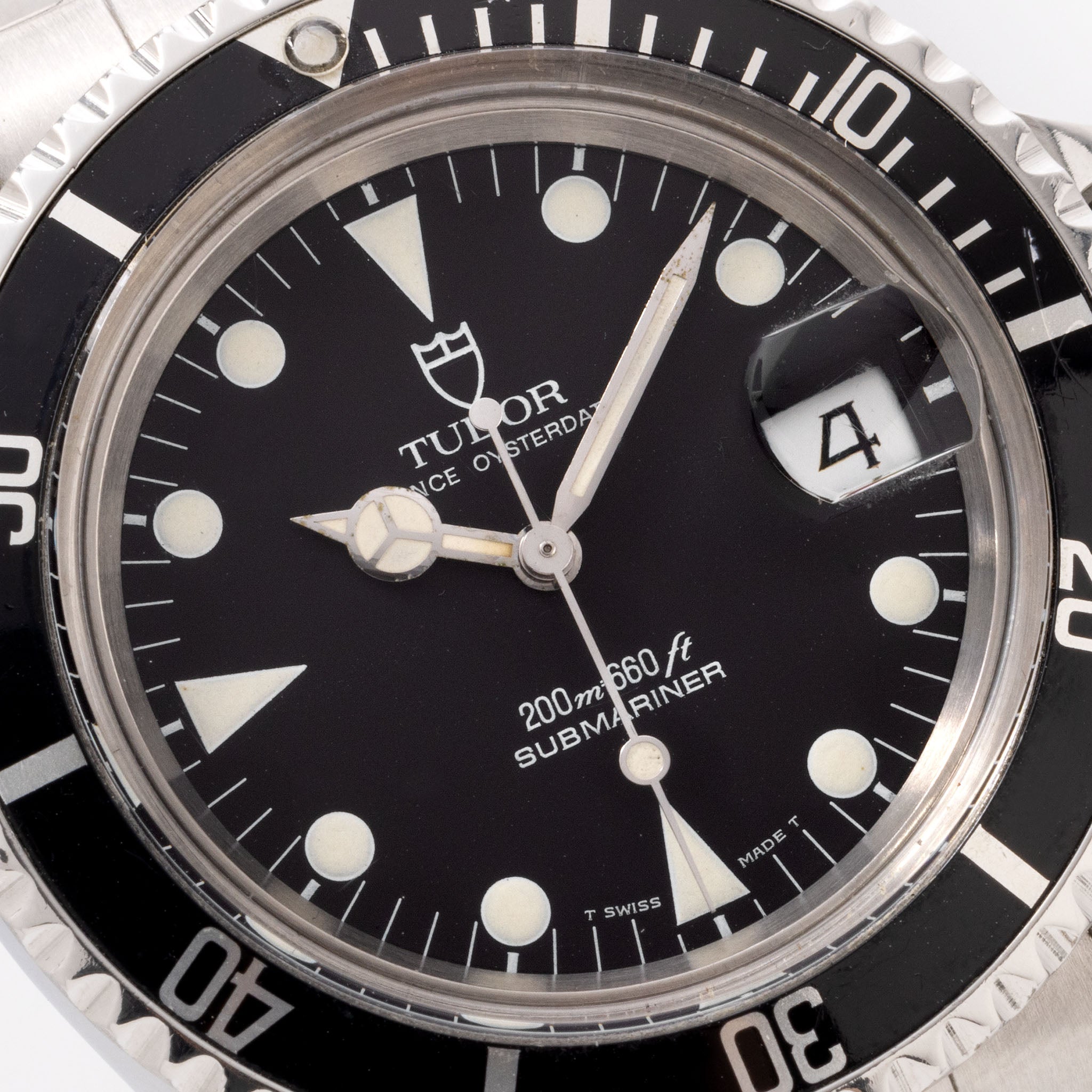 TUDOR SUBMARINER DATE 79090 Schwarzes Zifferblatt