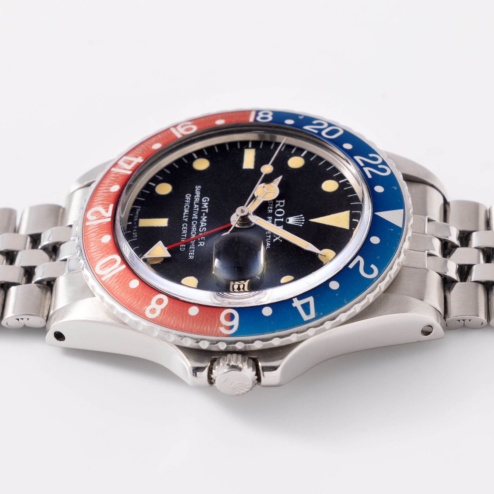 Rolex GMT-Master 1675 MK1 Long-E Zifferblatt