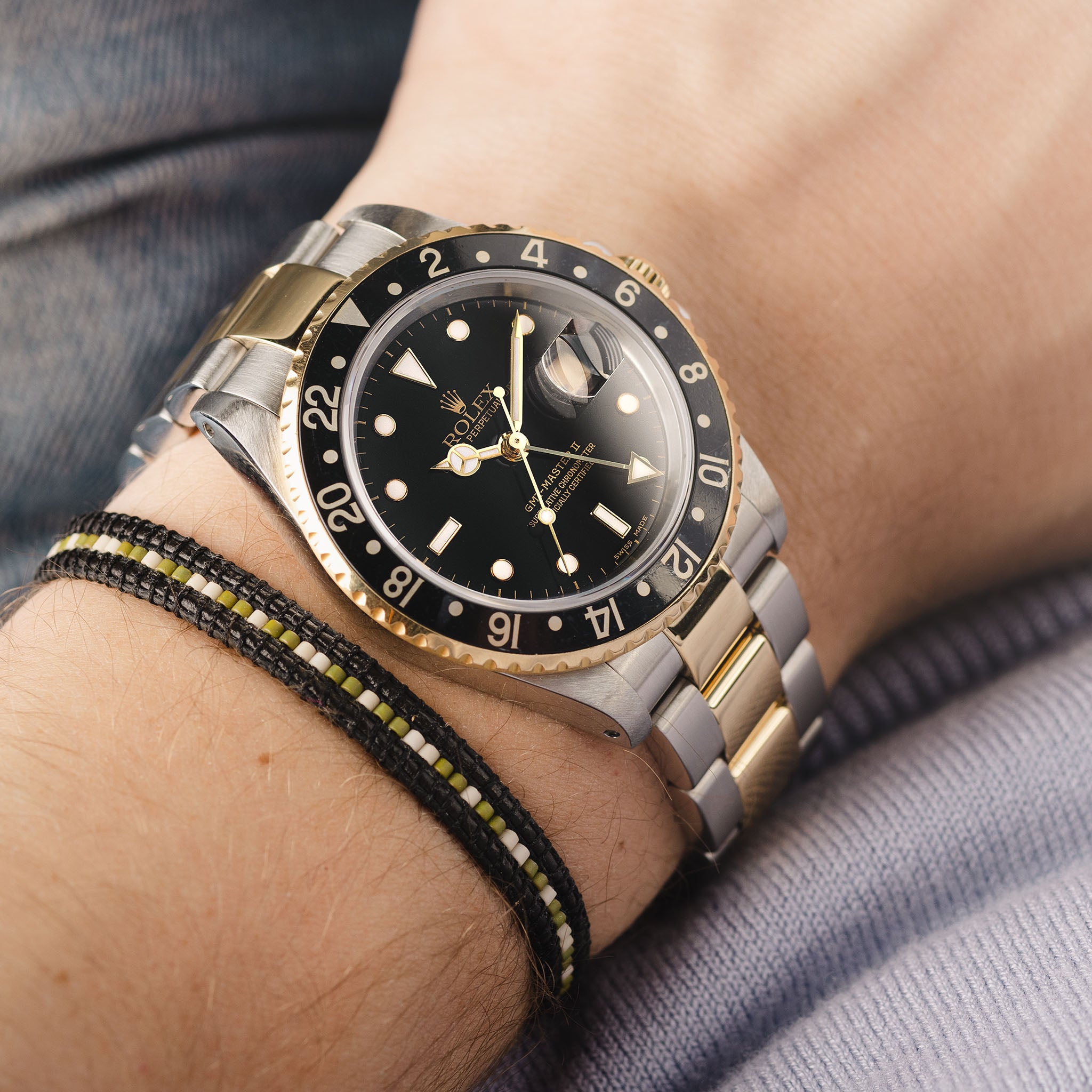 Rolex GMT-Master 2 16713 Mit Schwarzem Zifferblatt