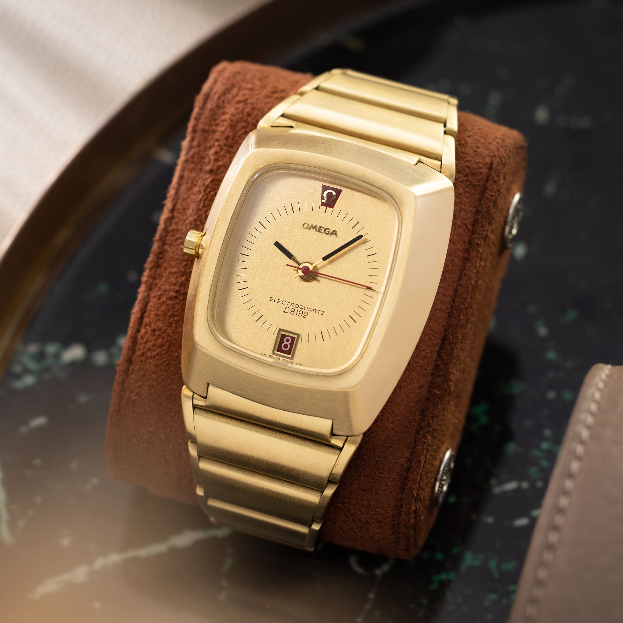 Omega Referenz 96.005 Beta 21 Uhrwerk In 18 Karat Gelbgold