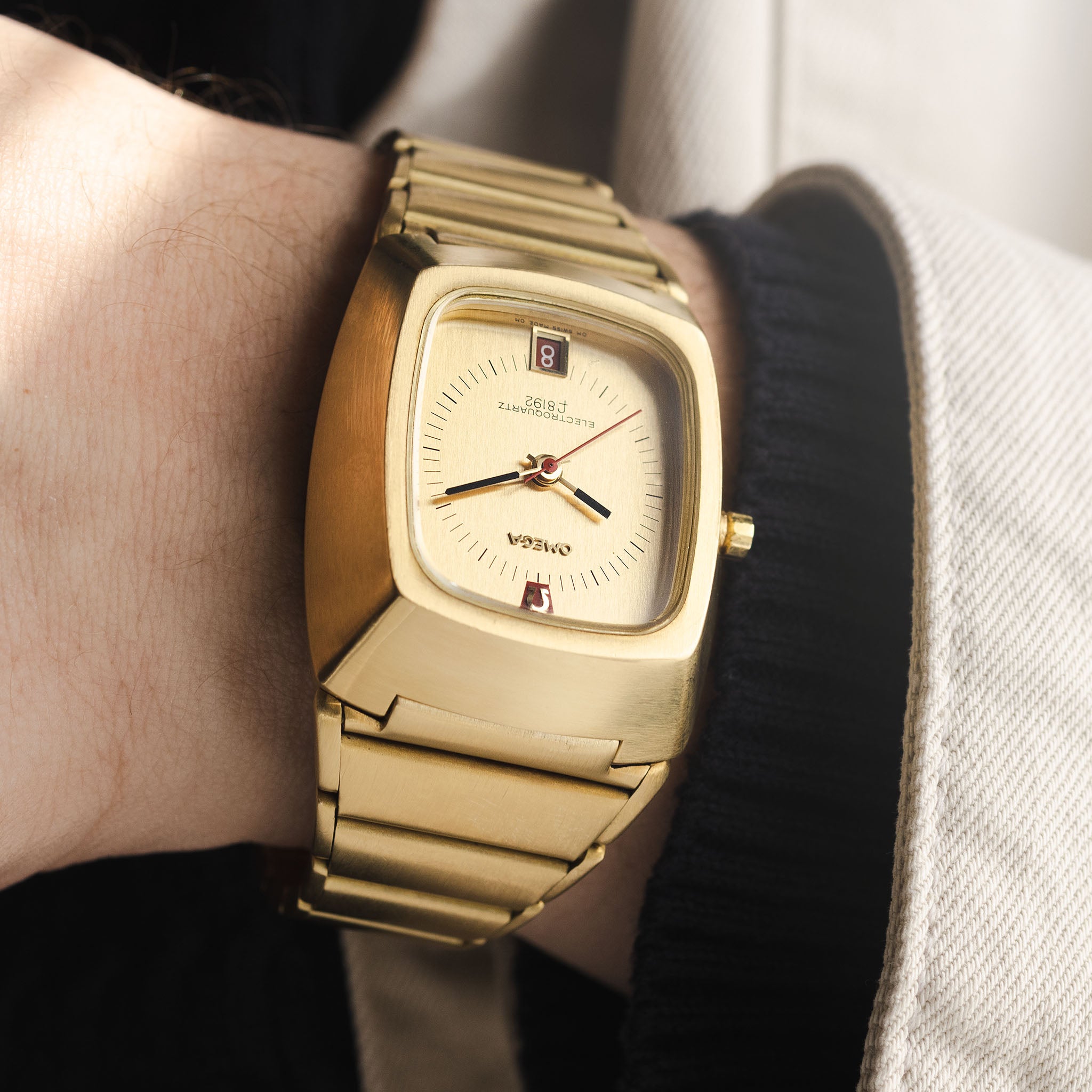 Omega Referenz 96.005 Beta 21 Uhrwerk In 18 Karat Gelbgold