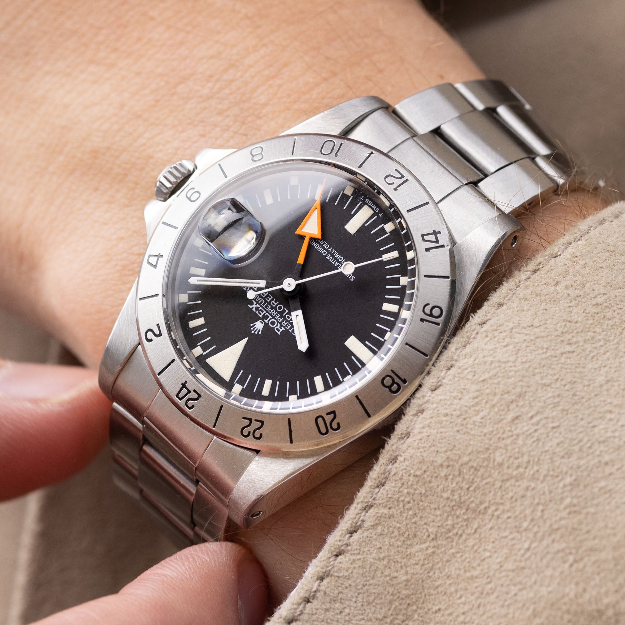 Rolex Explorer II 1655 MK2 Frogfoot Box und Papiere set