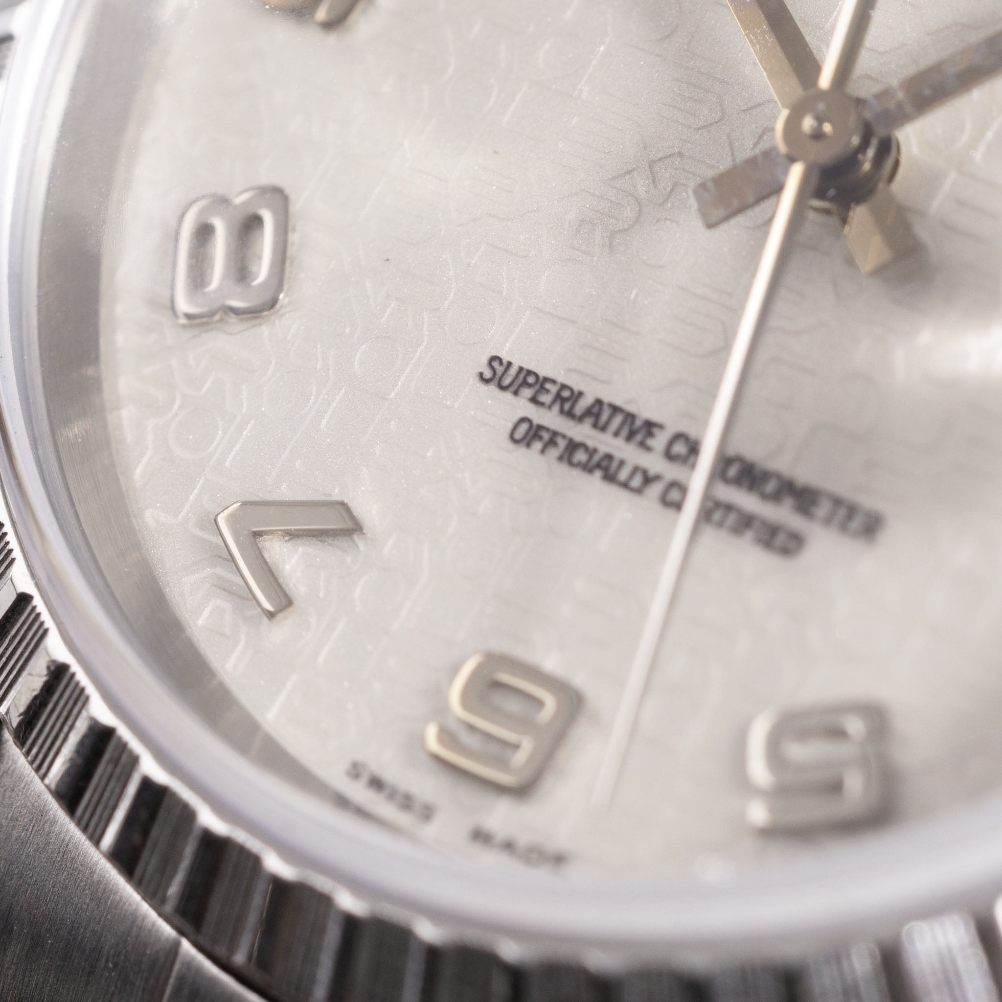 Rolex Datejust 16220 Jubilee Zifferblatt