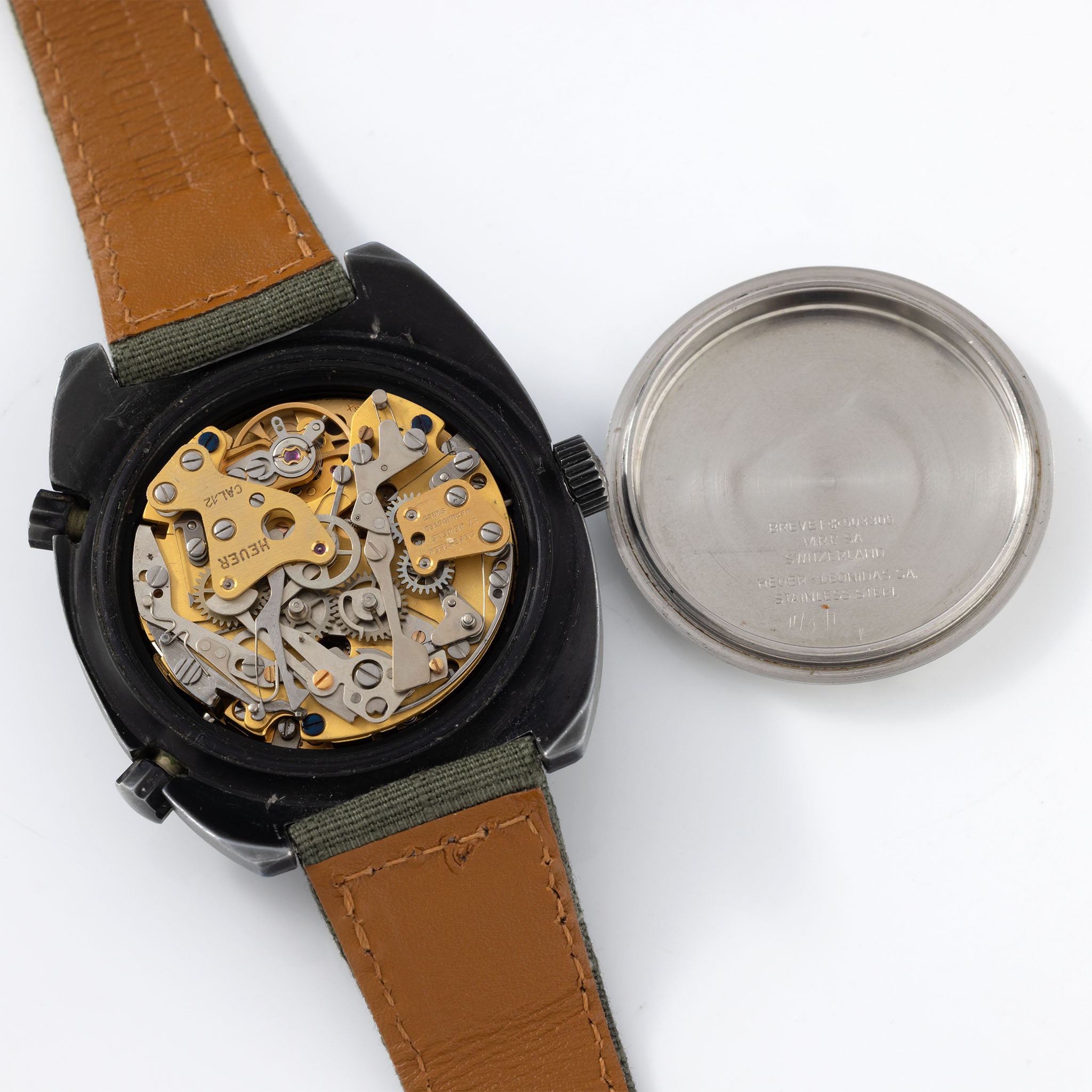 Heuer Autavia 113.603 Israel Defence Force Mit Tropical Zifferblatt