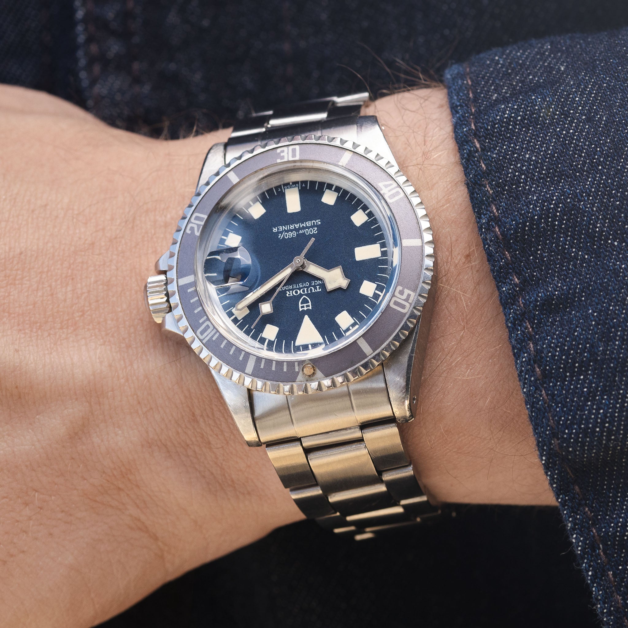 Tudor Submariner Snowflake 9411/0 Blaues ZifferblattTudor Submariner Snowflake 9411/0 Blaues Zifferblatt