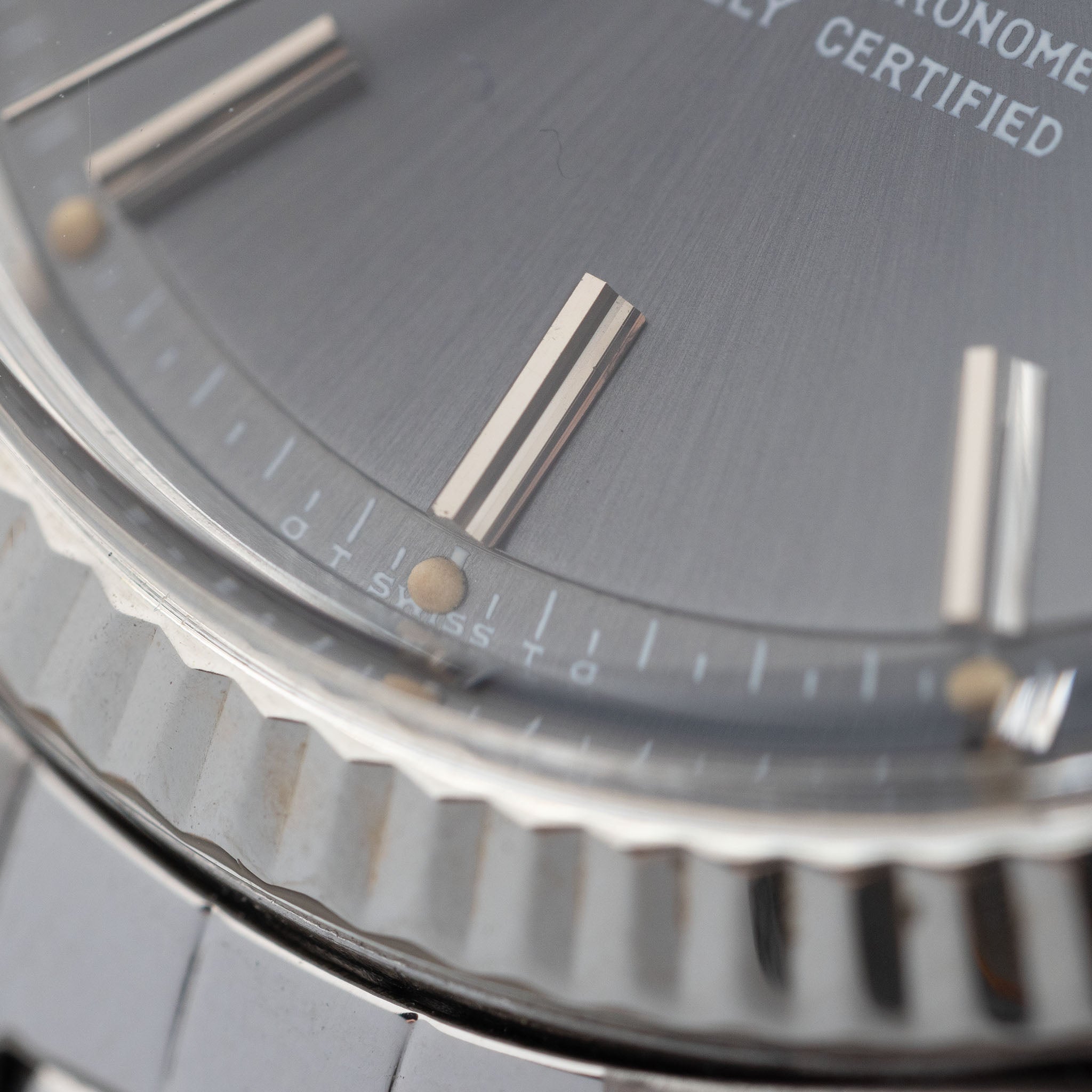Rolex Datejust 1601 grey sigma dial