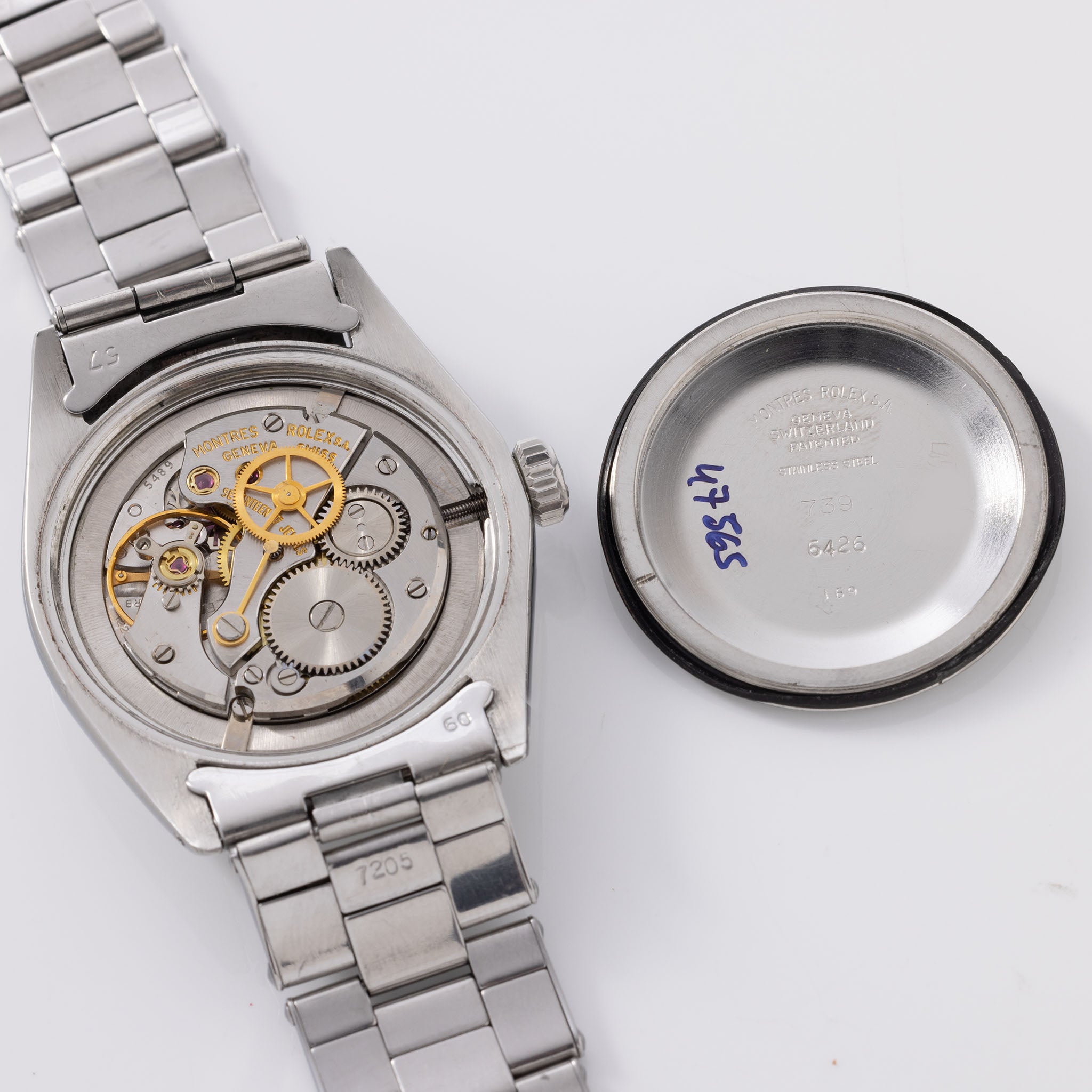 Rolex Oyster Precision 6426 ausgestellt für Fuerza Aéra del Perú