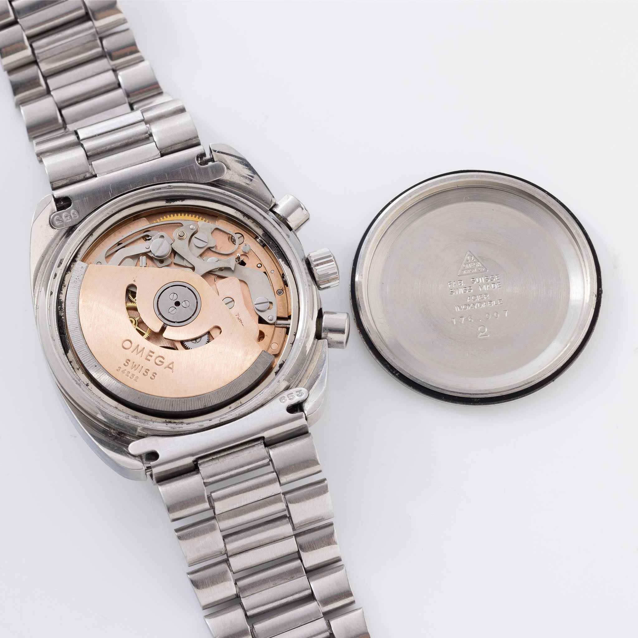 Omega Seamaster 176.007 chronograph blaues Zifferblatt