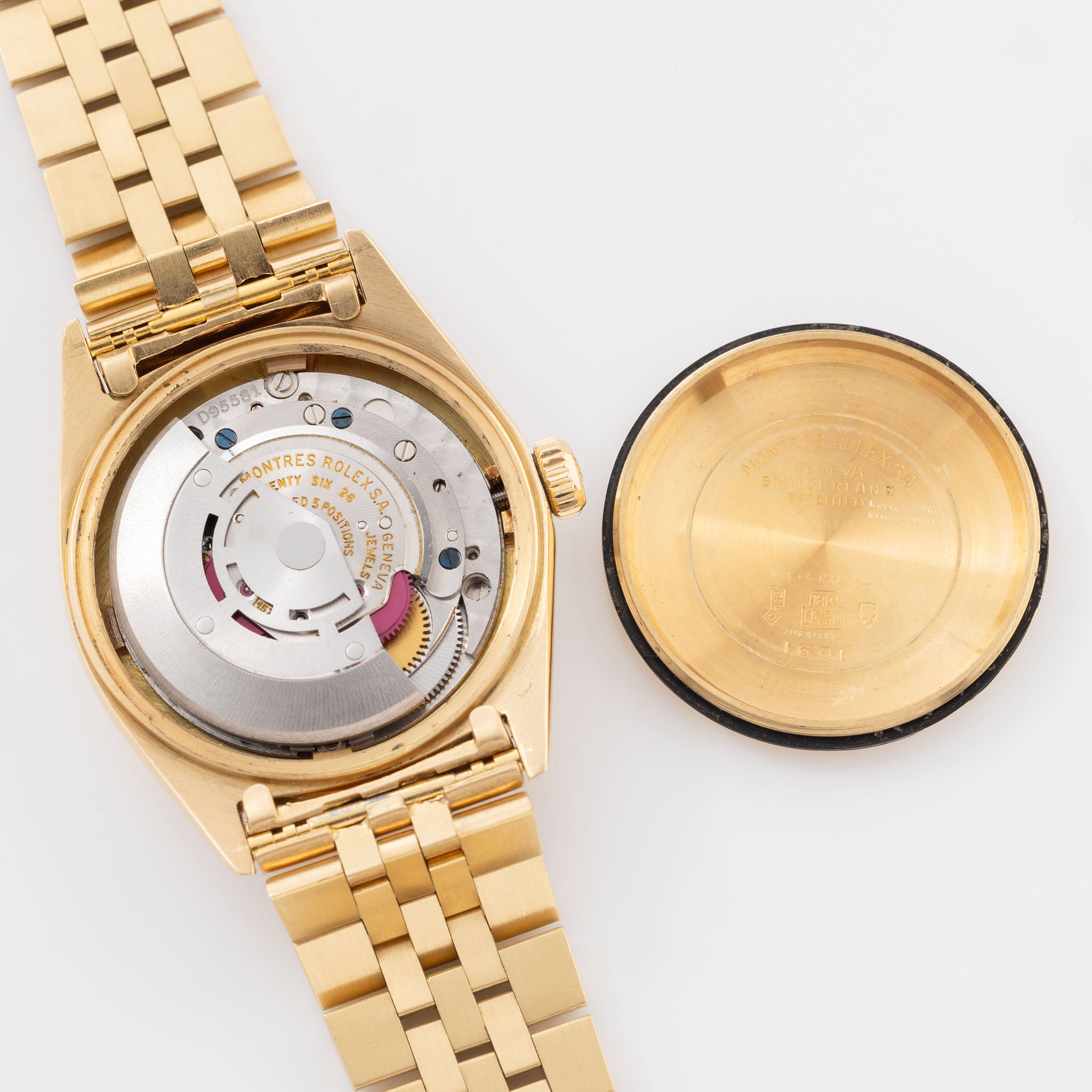 Rolex Datejust 1601/8 18k Gelbgold Champagner Zifferblat