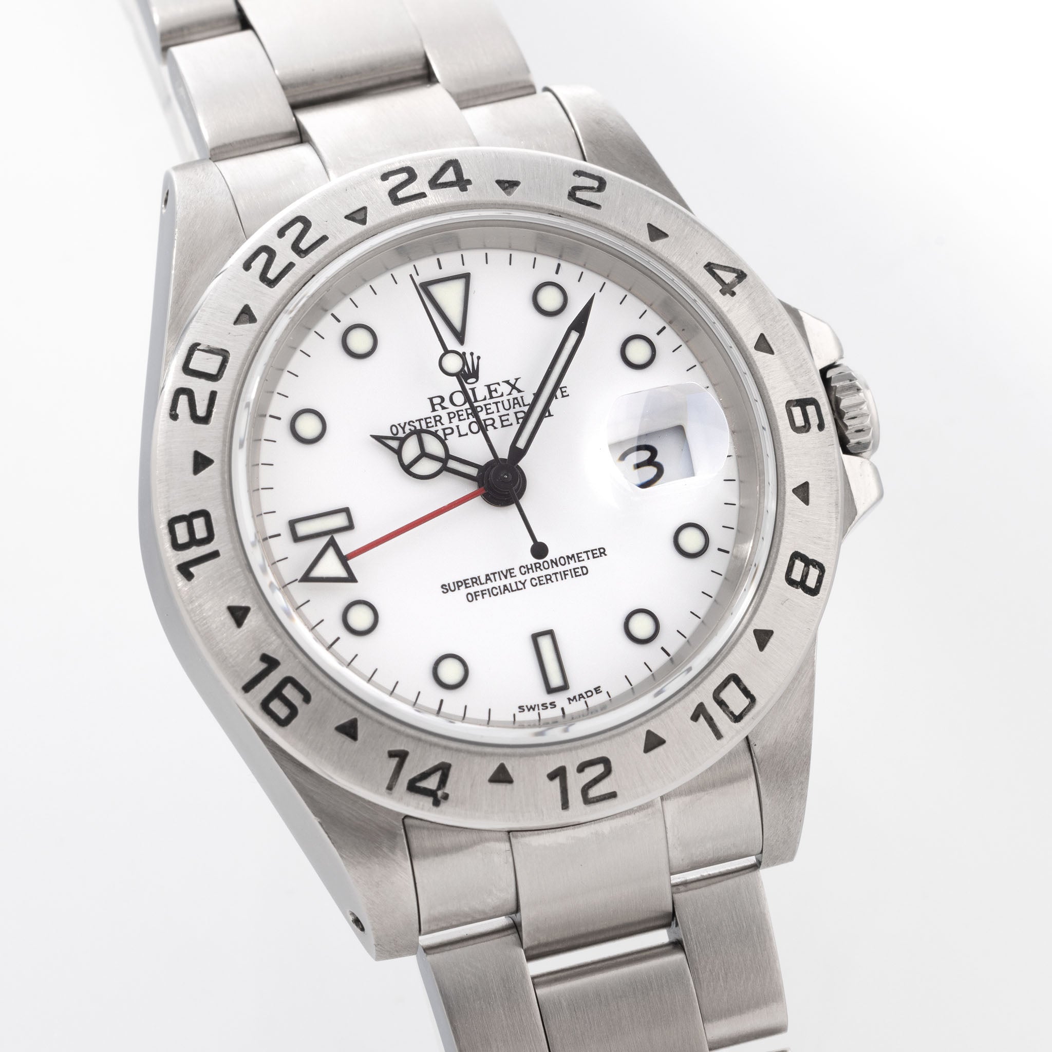 Rolex Explorer 2 Referenz 16570 Polar Zifferblatt
