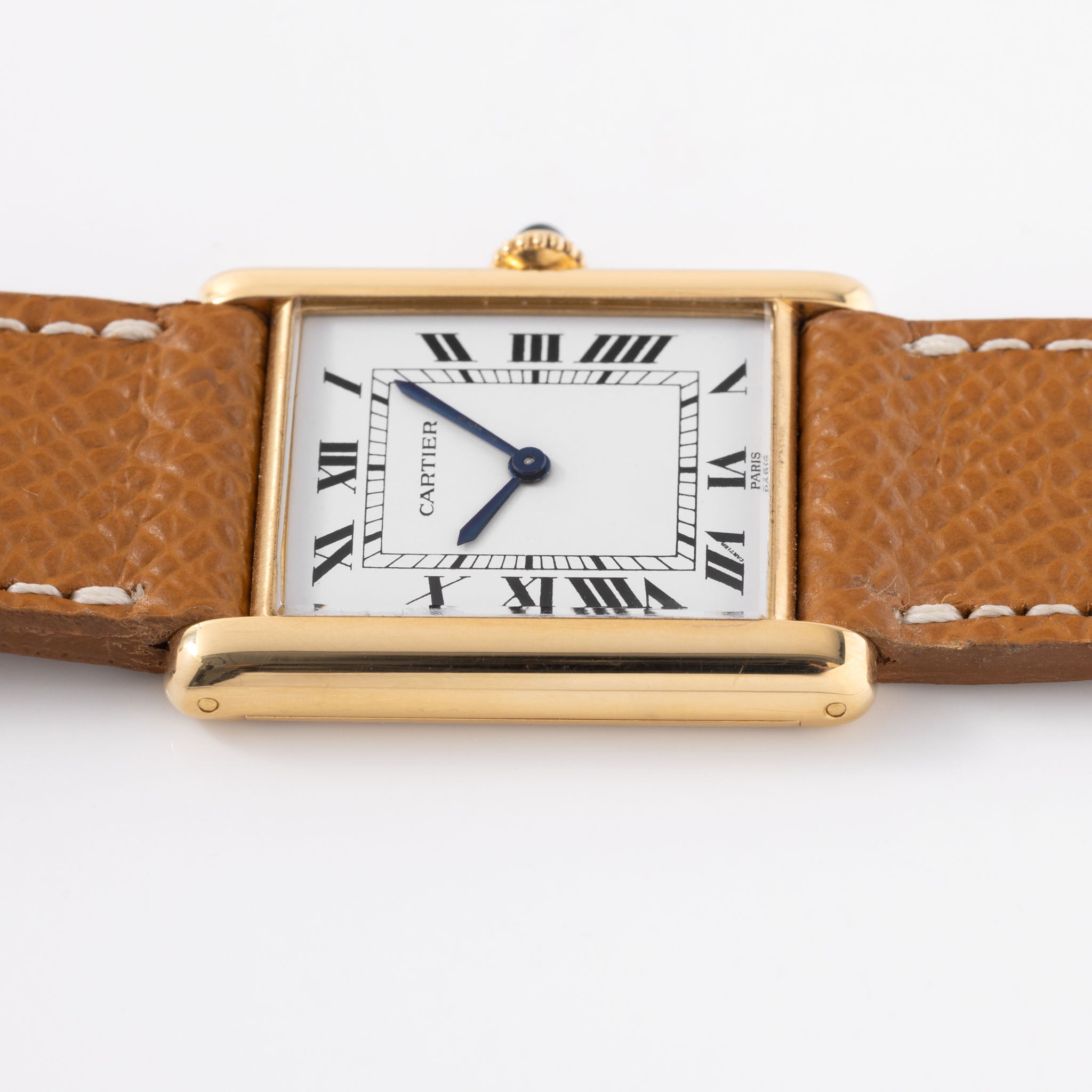 Cartier Tank Louis referenz 96019 18k Gelbgold extra flat