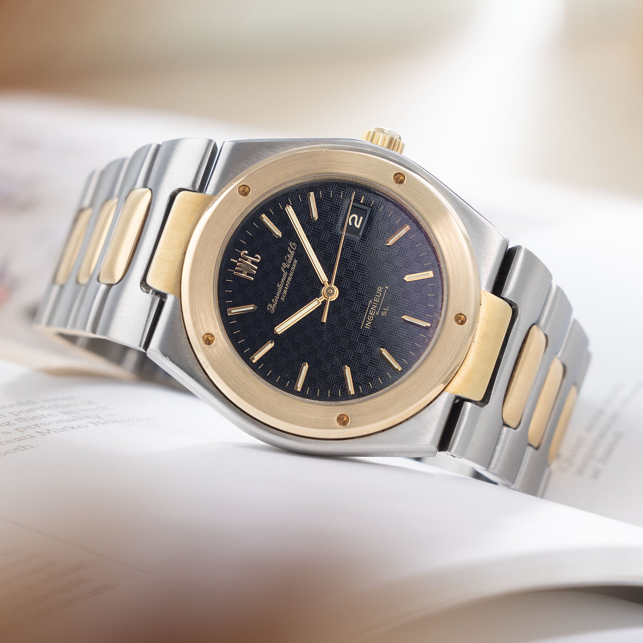 IWC Ingenieur SL Jumbo 1832 Stahl Gold