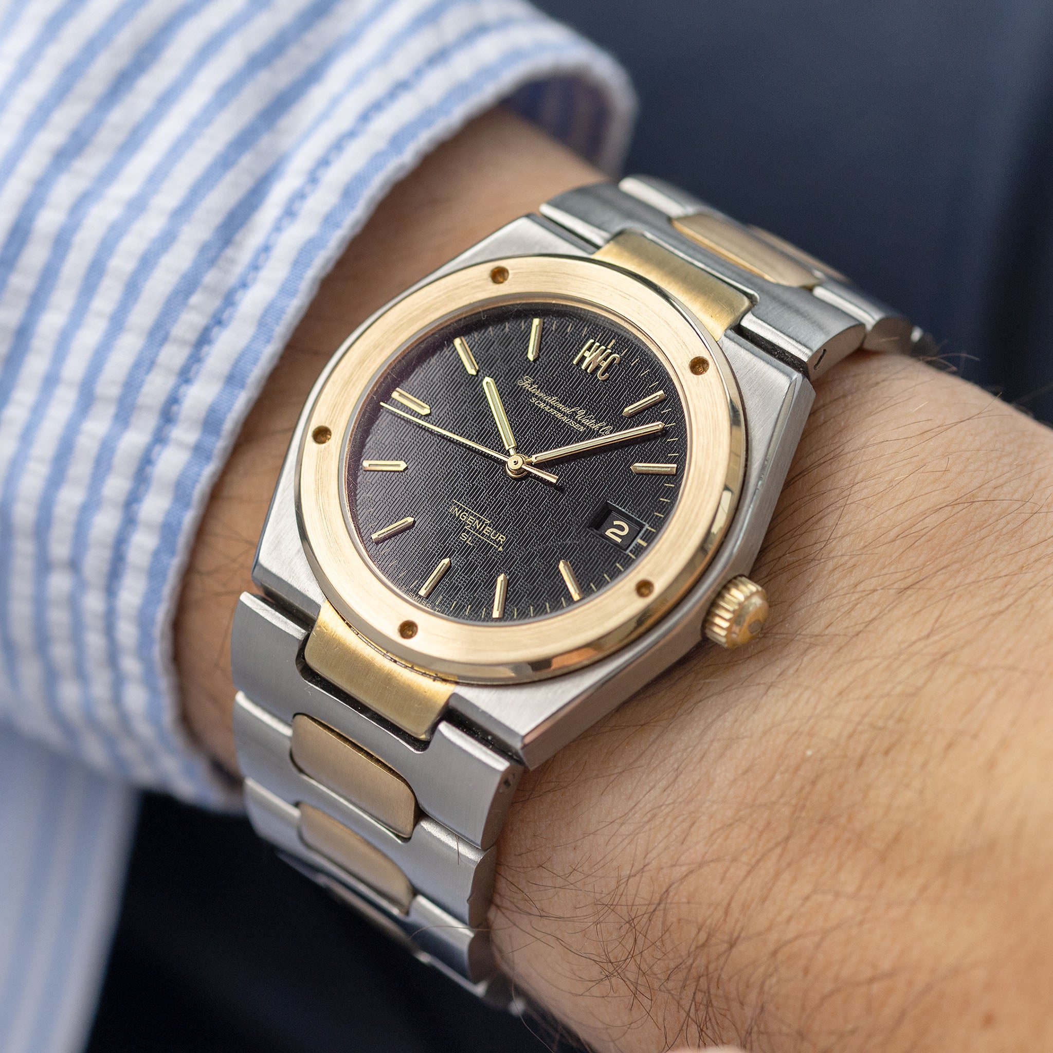 IWC Ingenieur SL Jumbo 1832 Stahl Gold