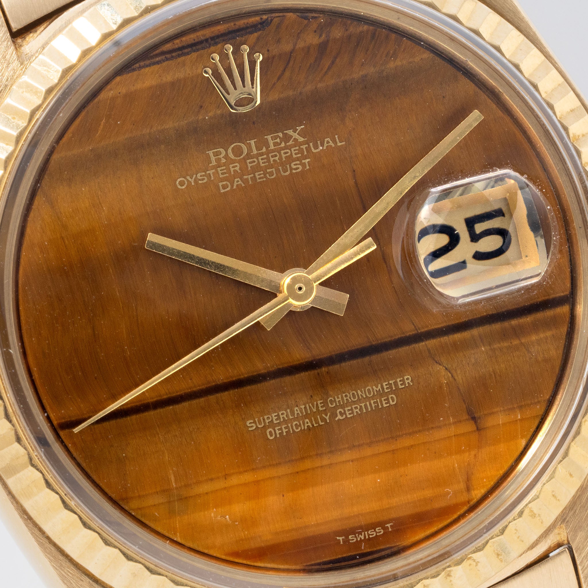 Rolex Datejust 1601/8 Tiger Eye Stein-Zifferblatt