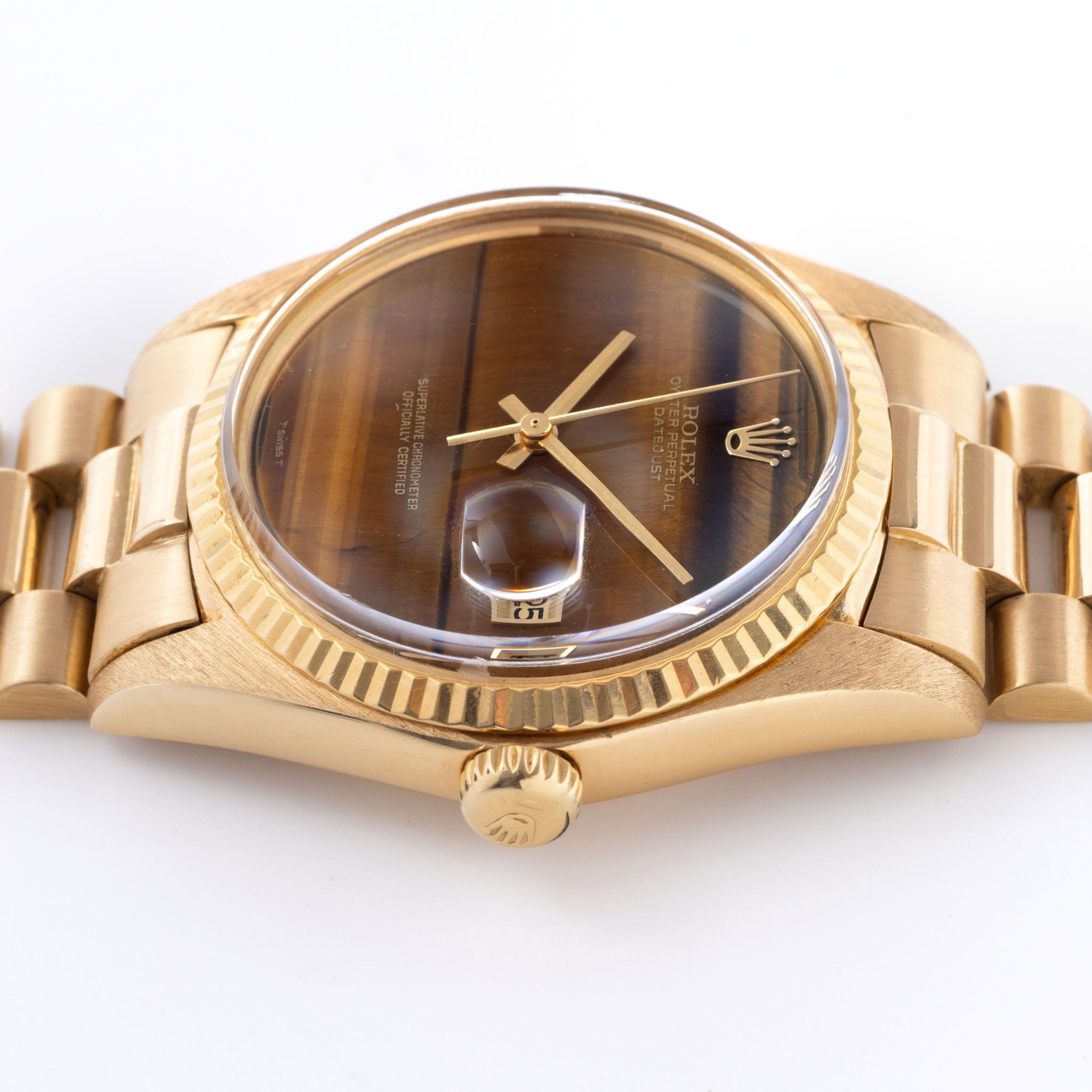 Rolex Datejust 1601/8 Tiger Eye Stein-Zifferblatt