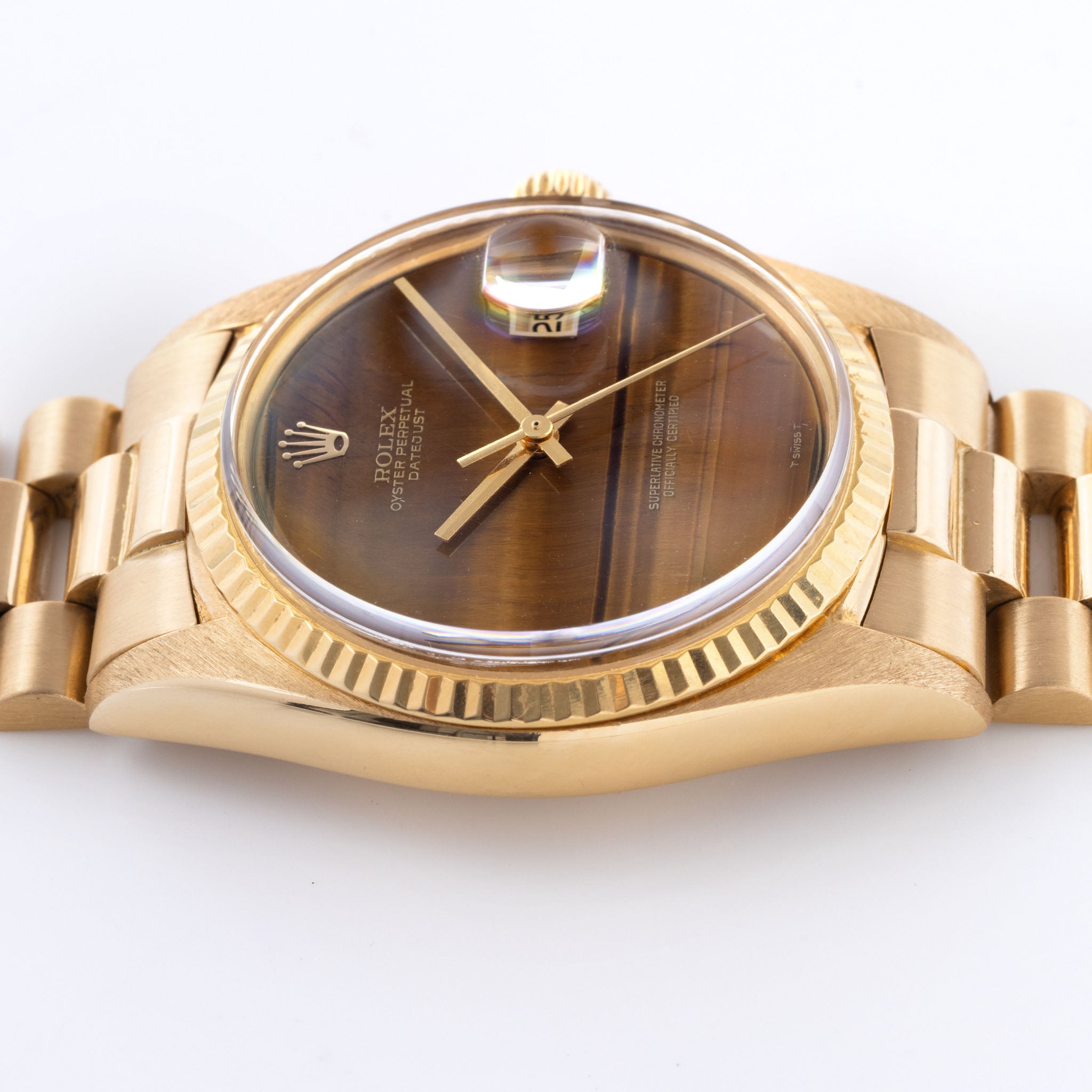 Rolex Datejust 1601/8 Tiger Eye Stein-Zifferblatt