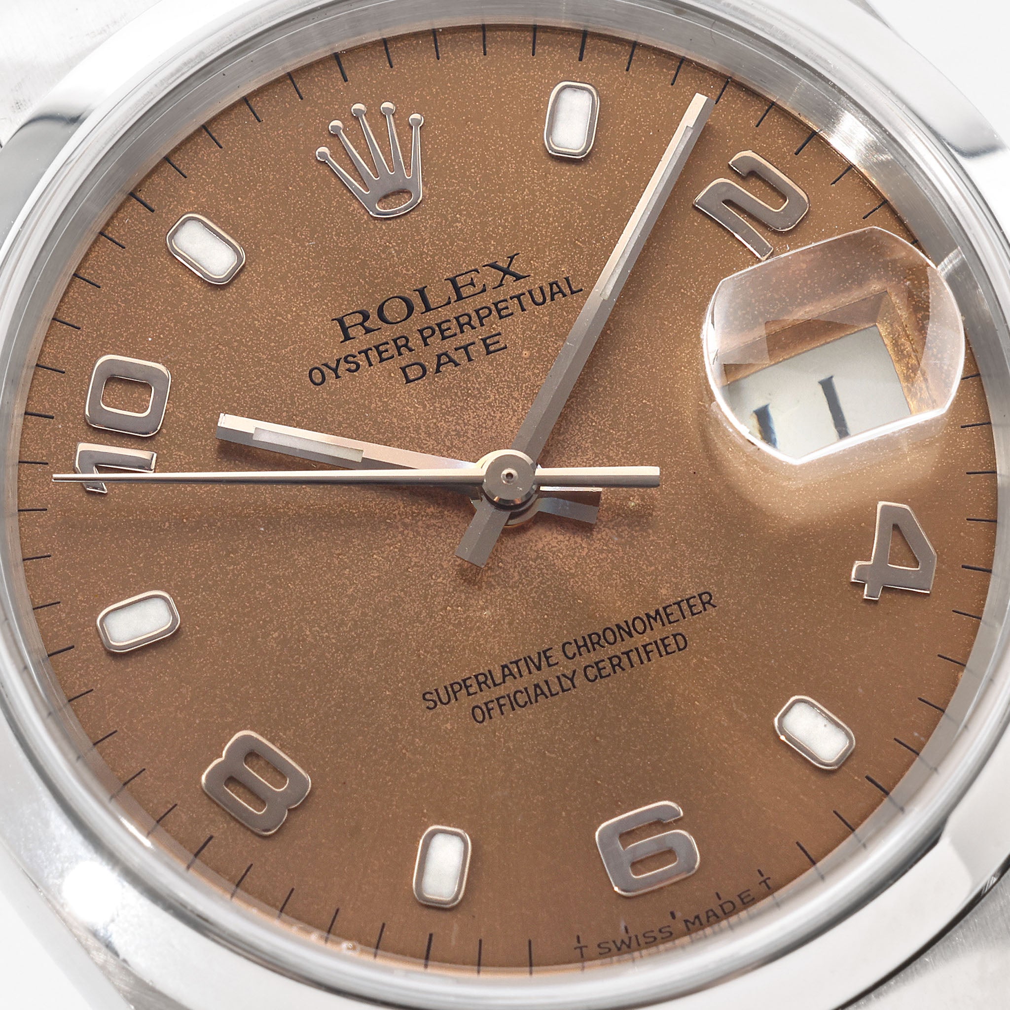Rolex Oyster Perpetual Date 15200 Bronze Zifferblatt