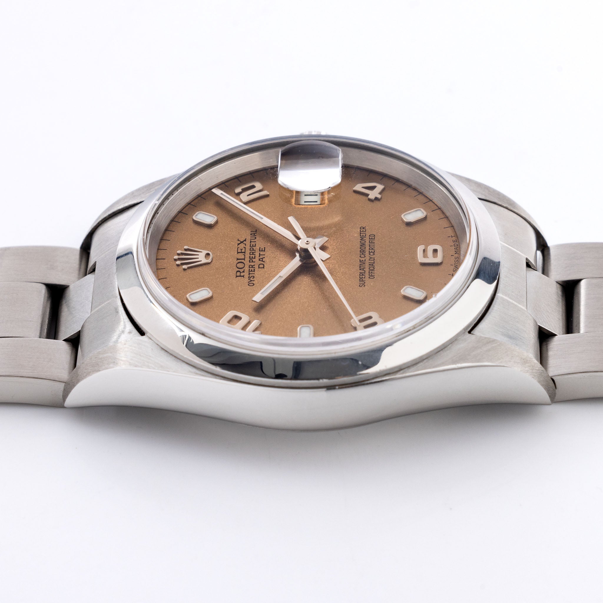 Rolex Oyster Perpetual Date 15200 Bronze Zifferblatt