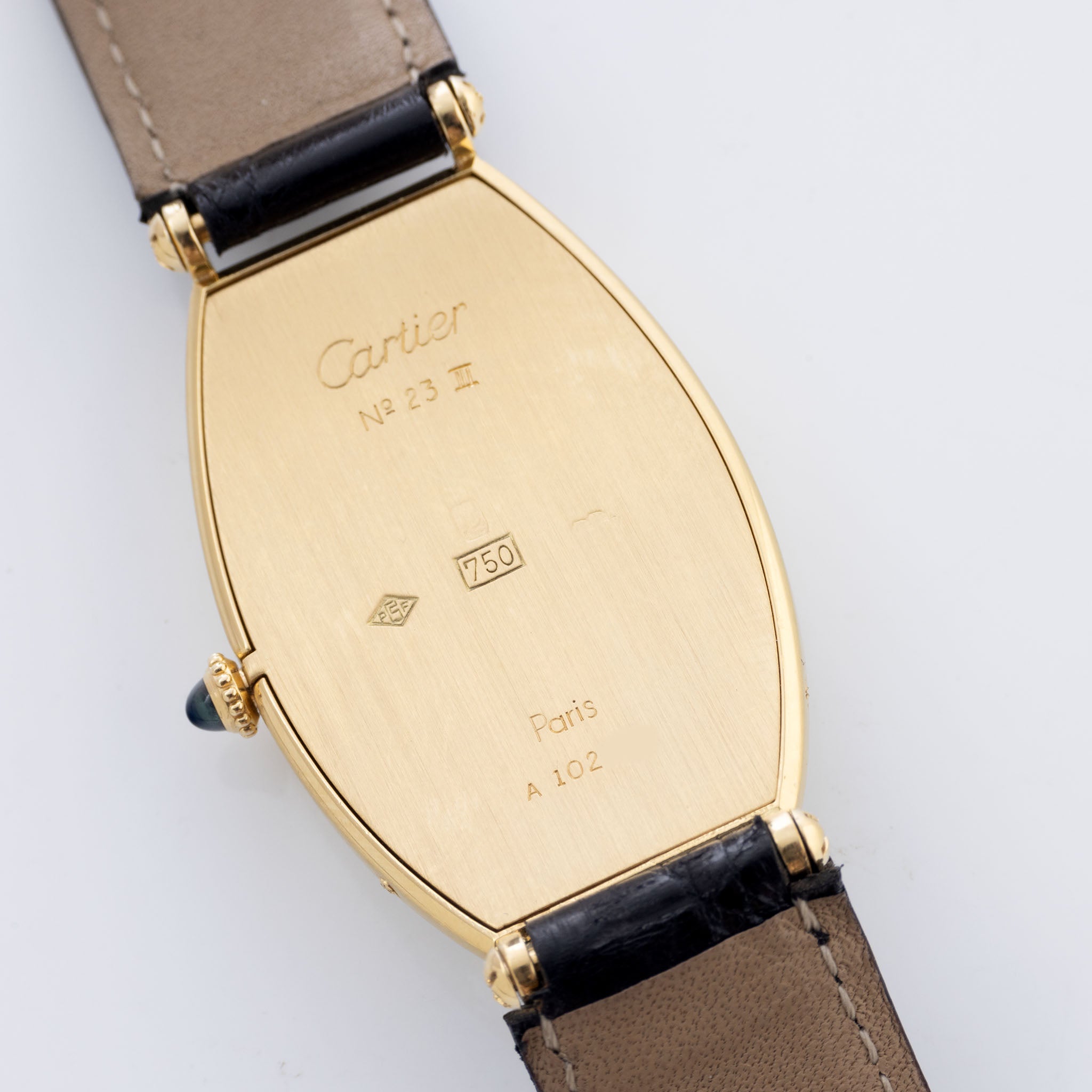 Cartier Tonneau Paris 18k Gelbgold