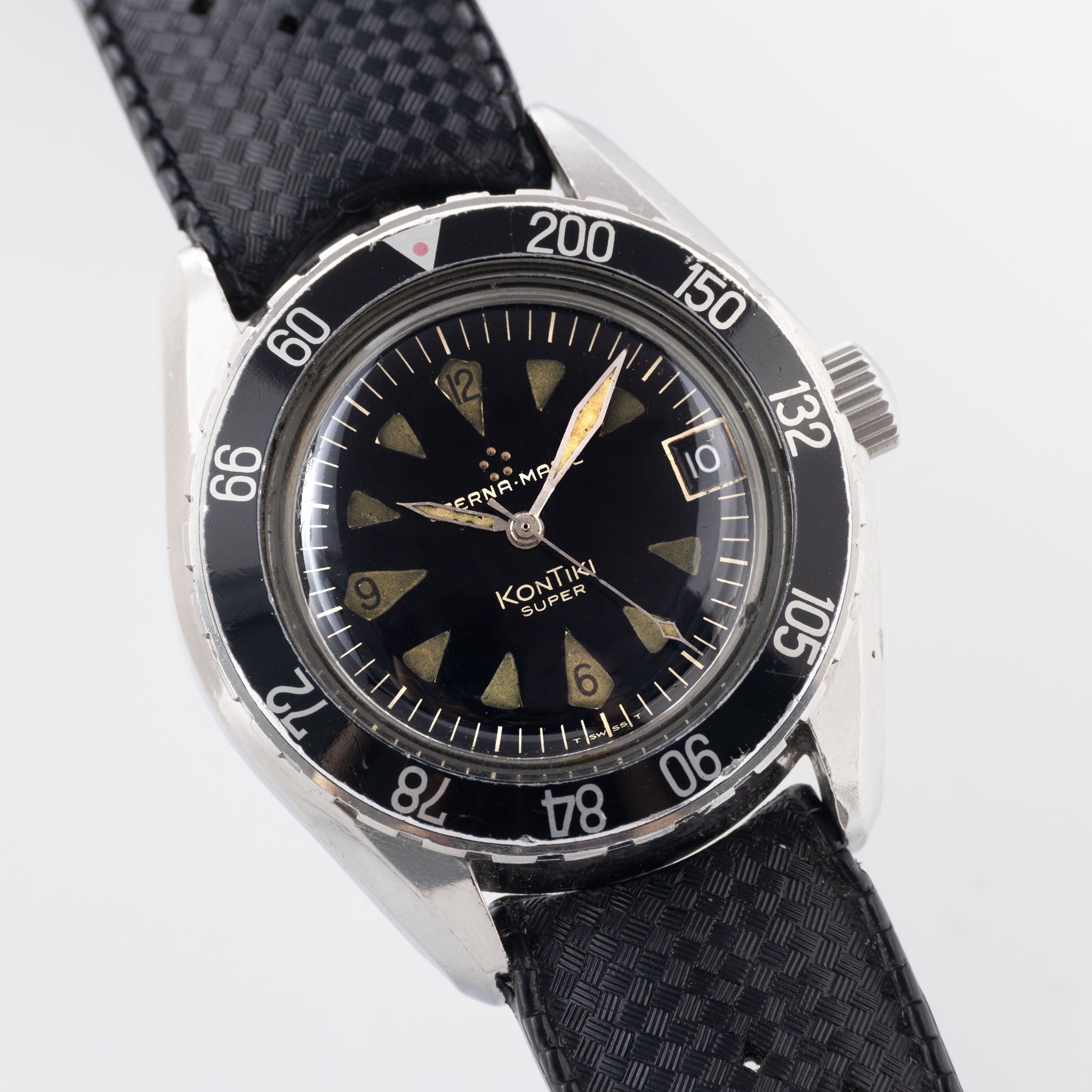 Eterna Kontiki Super ref 130FTP gilt Zifferblatt feet bezel