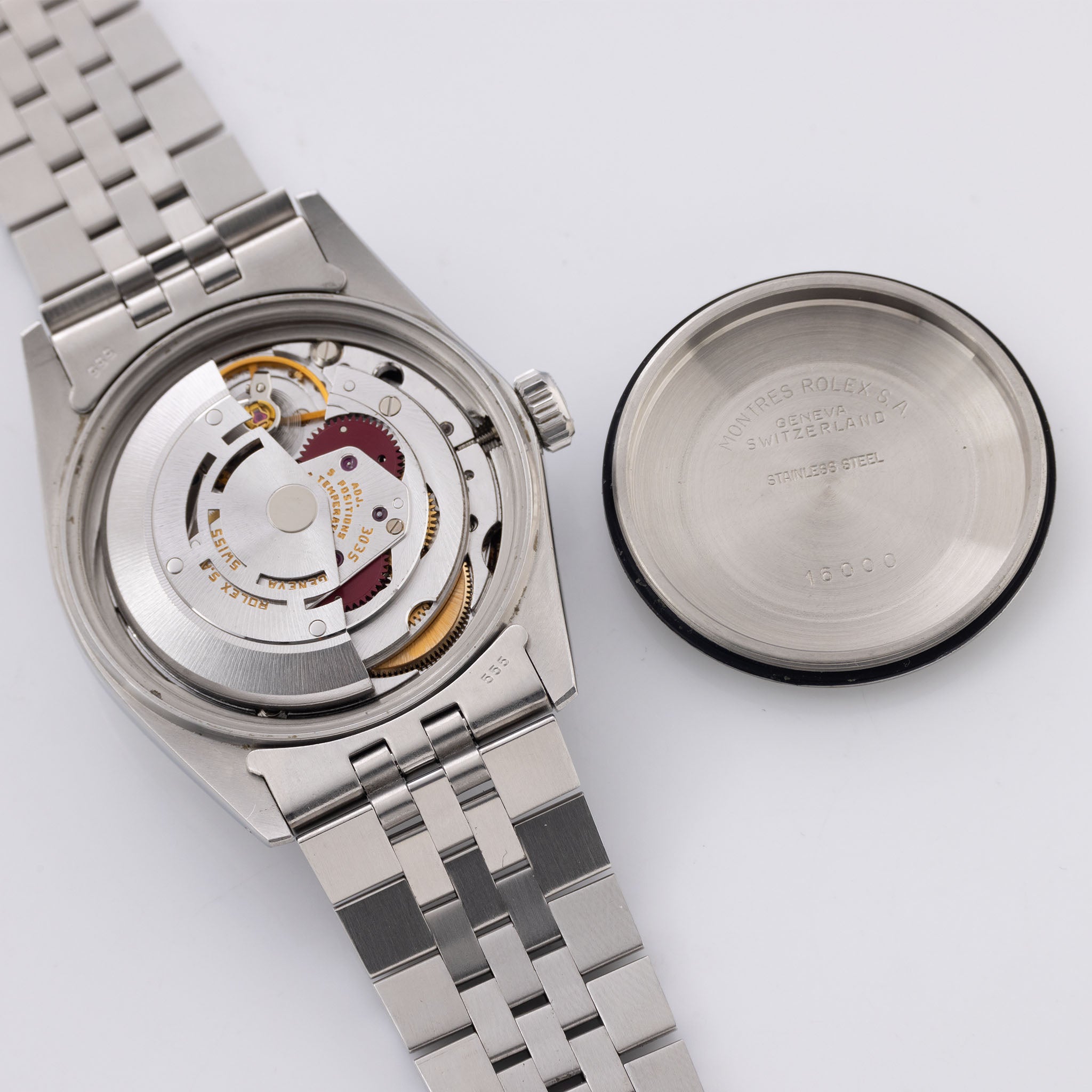 Rolex Datejust 16030 silbernes Zifferblatt mit erstaunlicher Patina + Papiere
