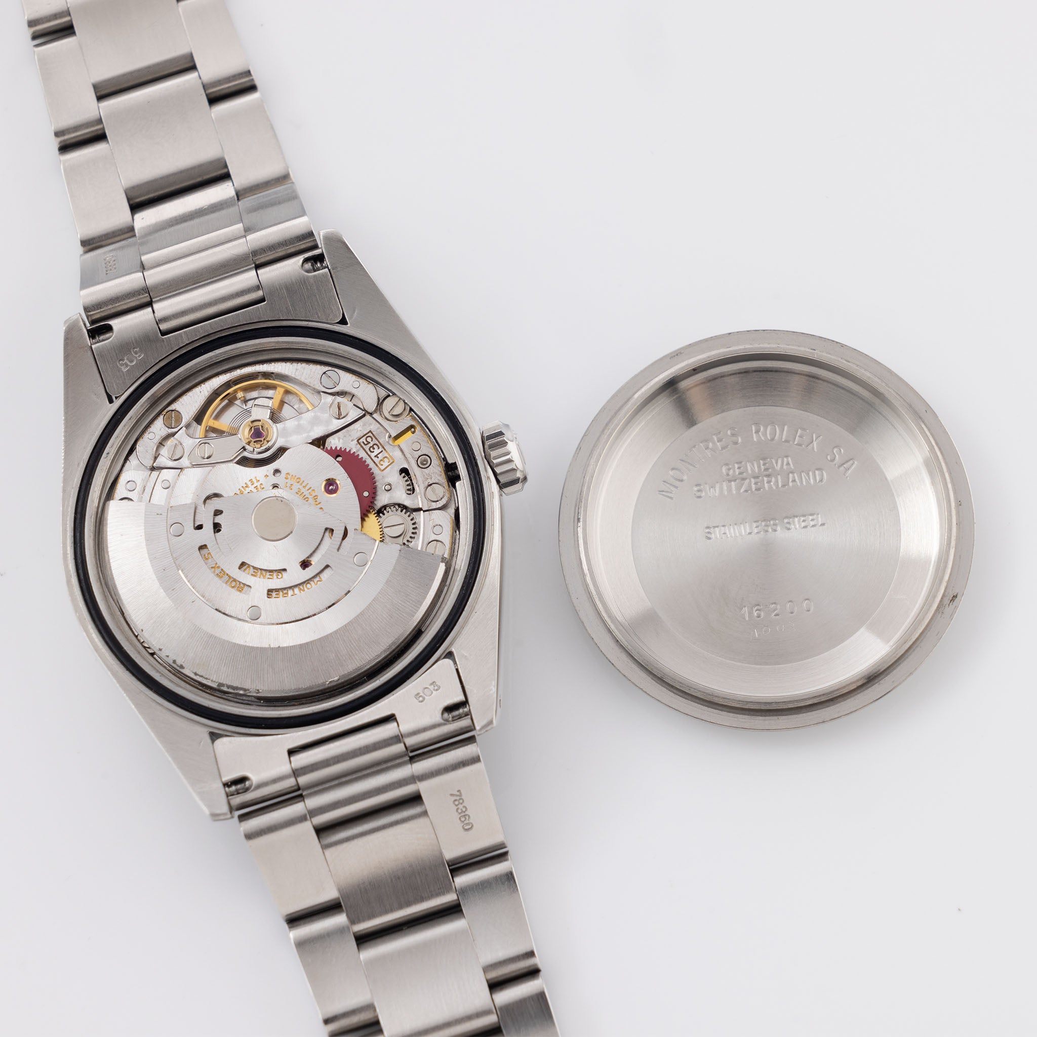 Rolex Datejust 16234 silver soleil