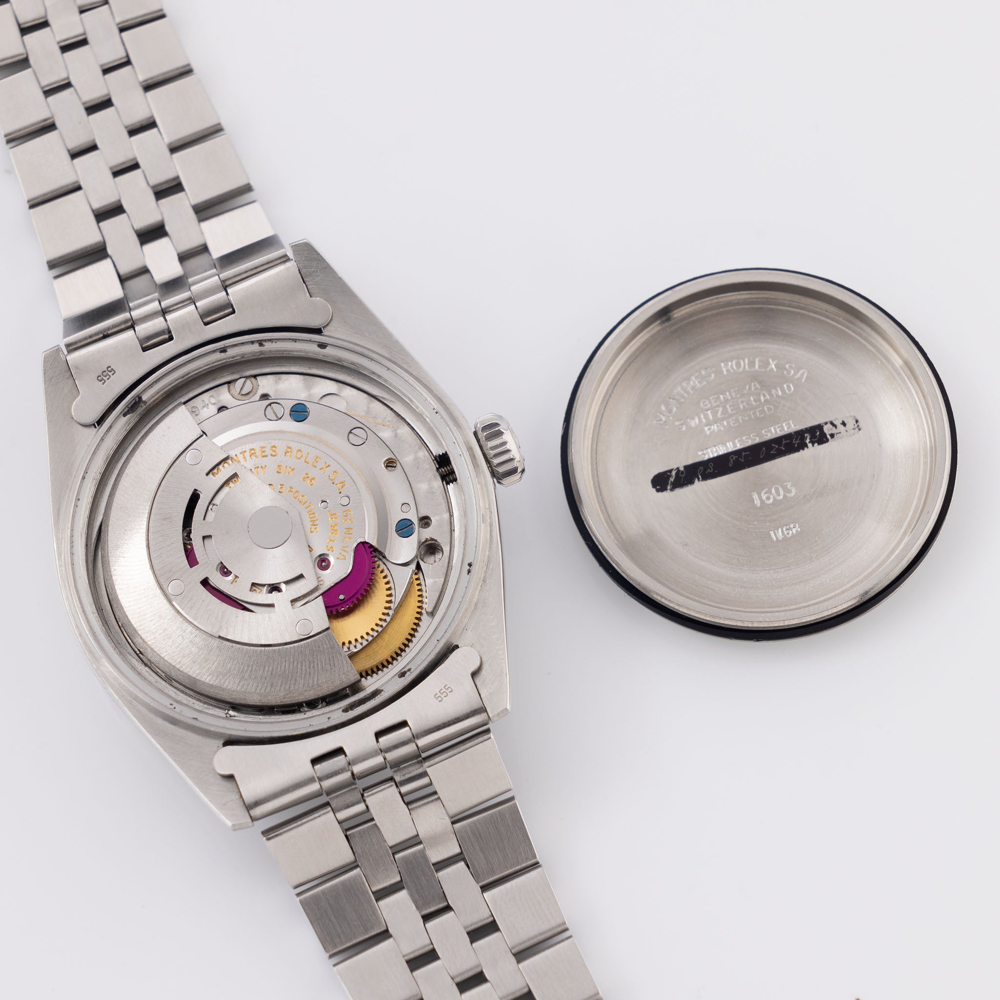 Rolex Datejust 1603 seltenes mattblaues Zifferblatt