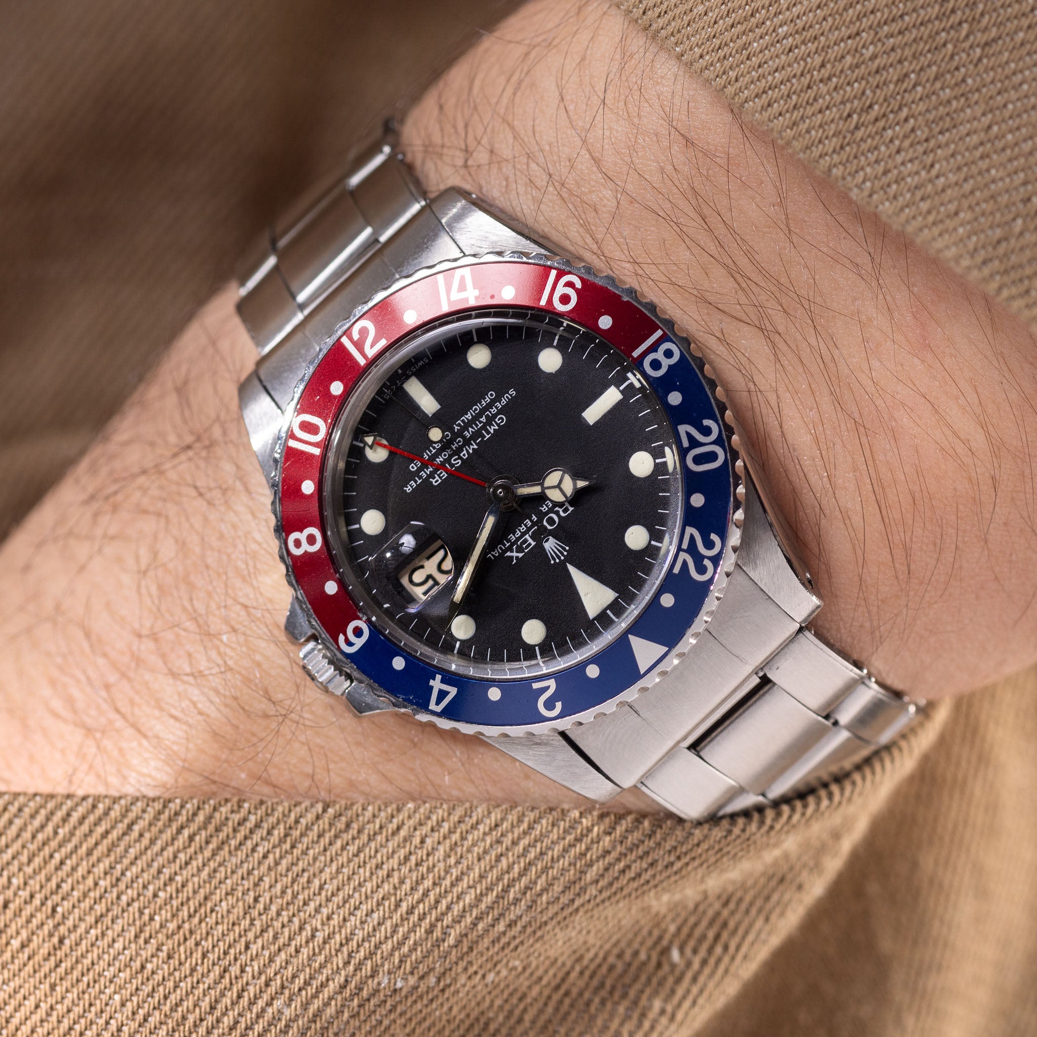 Rolex GMT-master 1675 MK0 Zinksulfide Zifferblatt