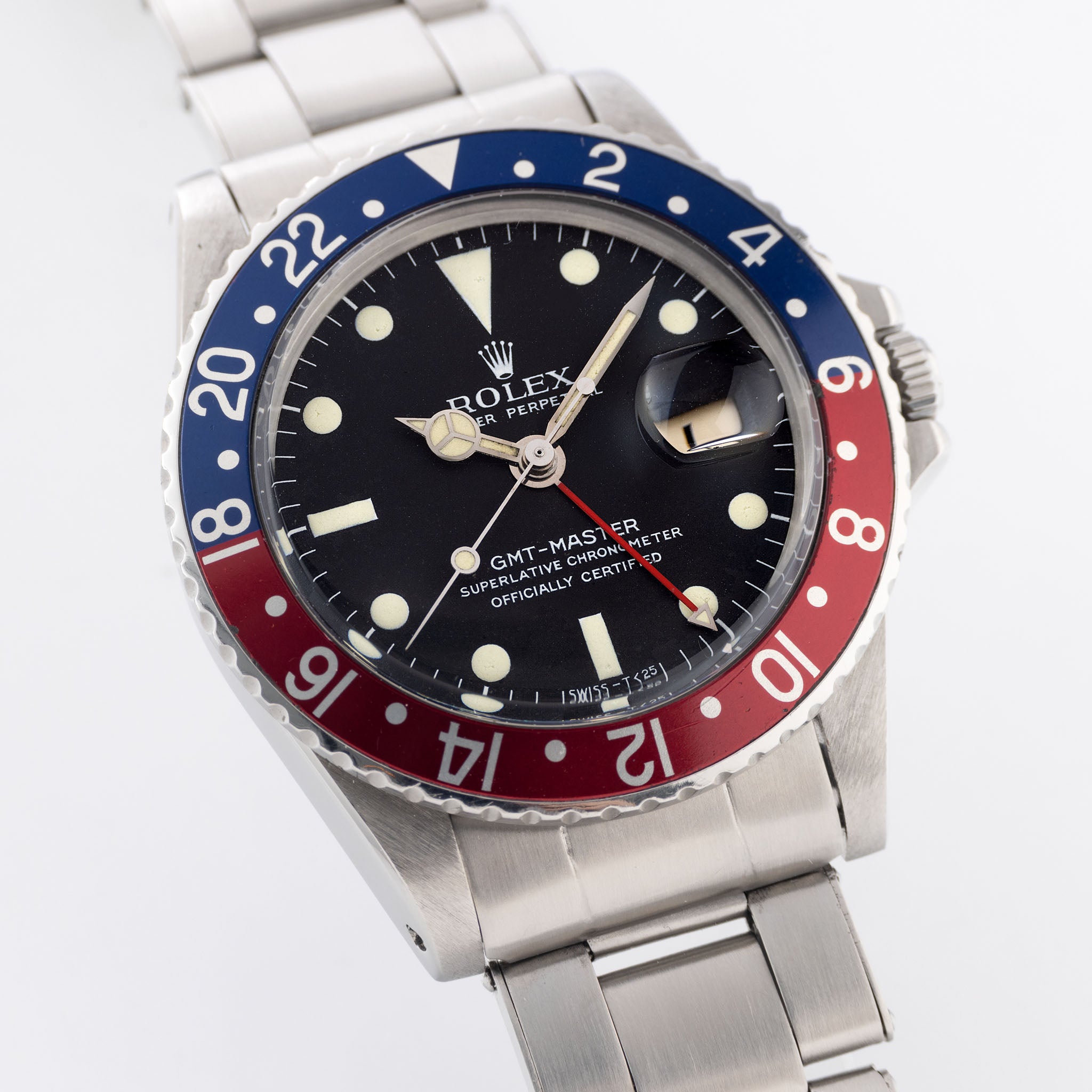 Rolex GMT-master 1675 MK0 Zinksulfide Zifferblatt