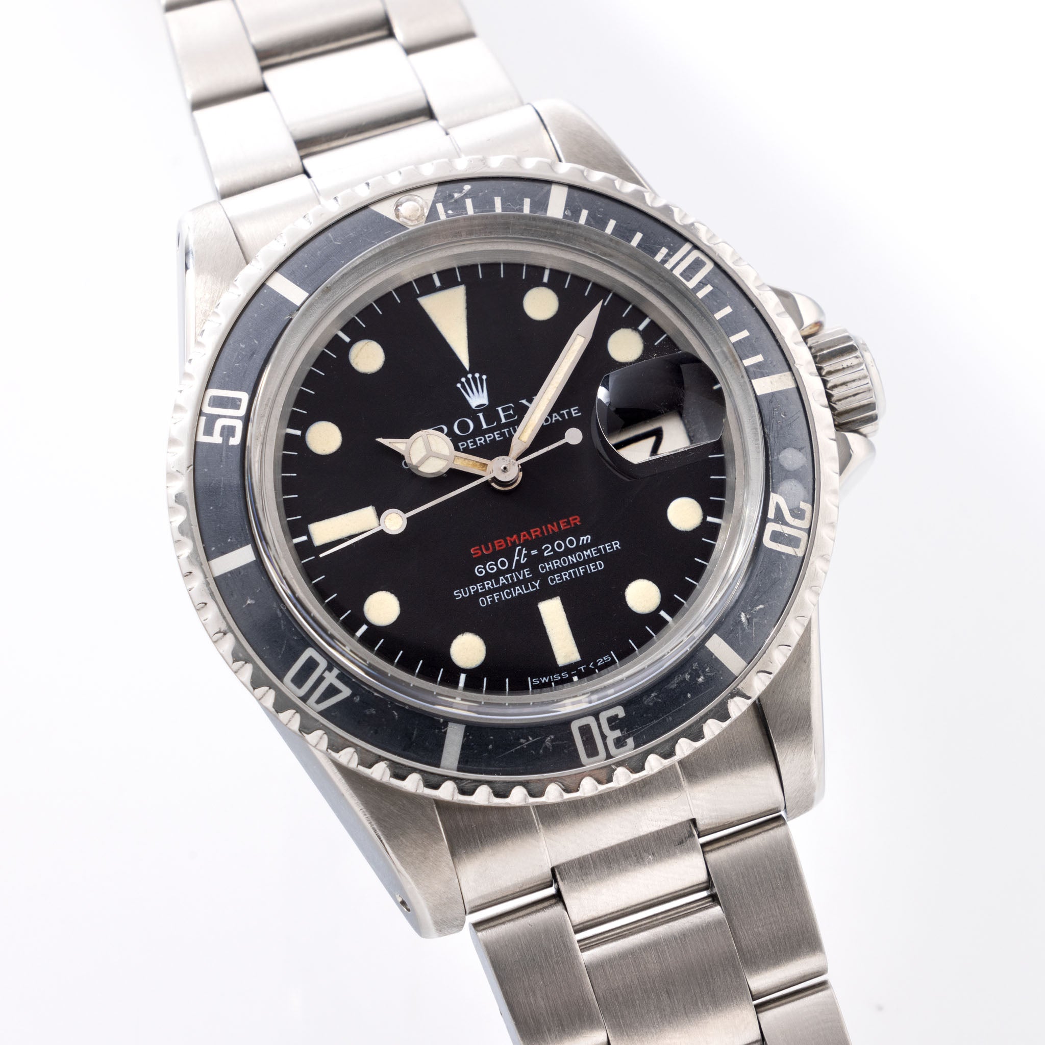 Rolex Submariner 1680 MK4 Red Sub Zifferblatt