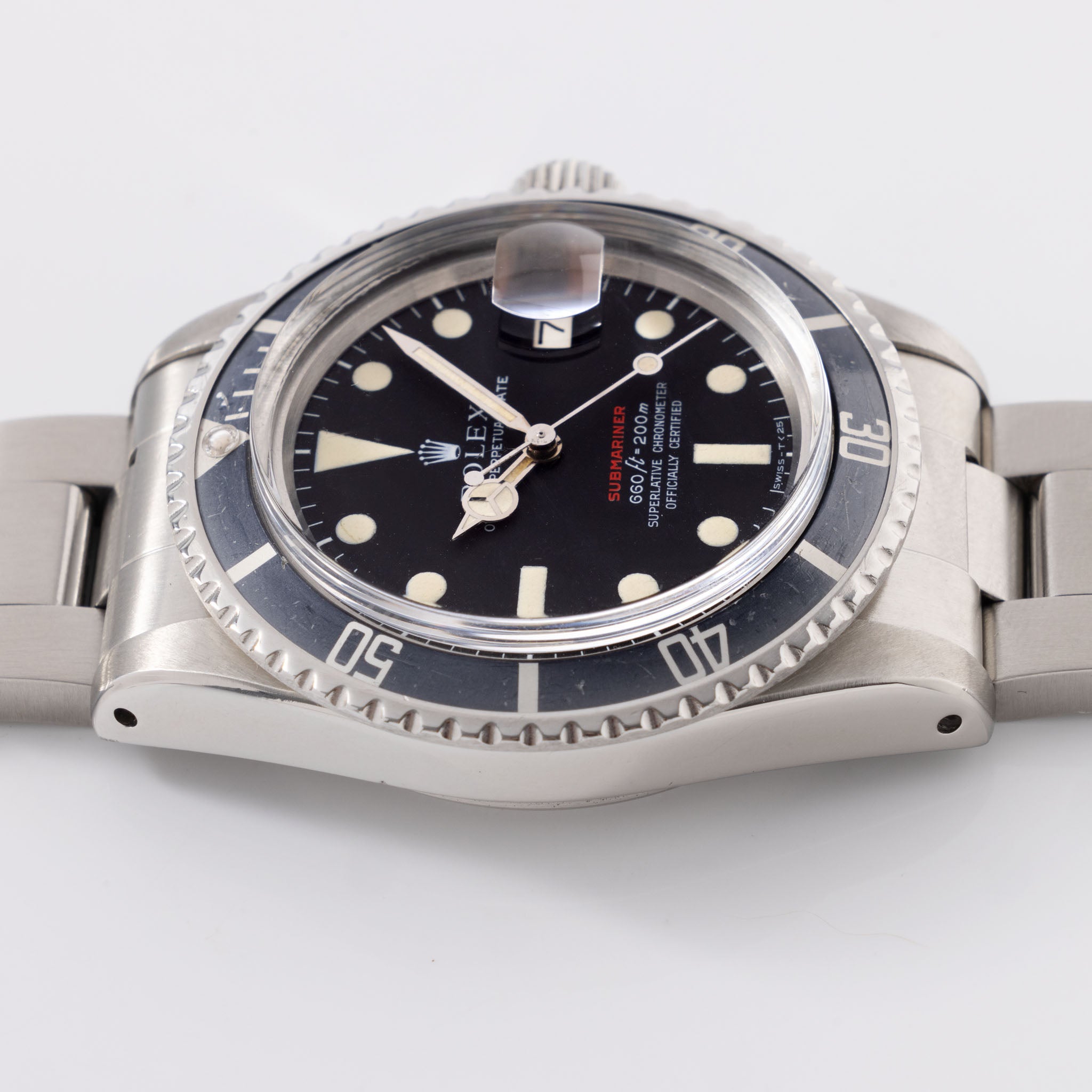 Rolex Submariner 1680 MK4 Red Sub Zifferblatt