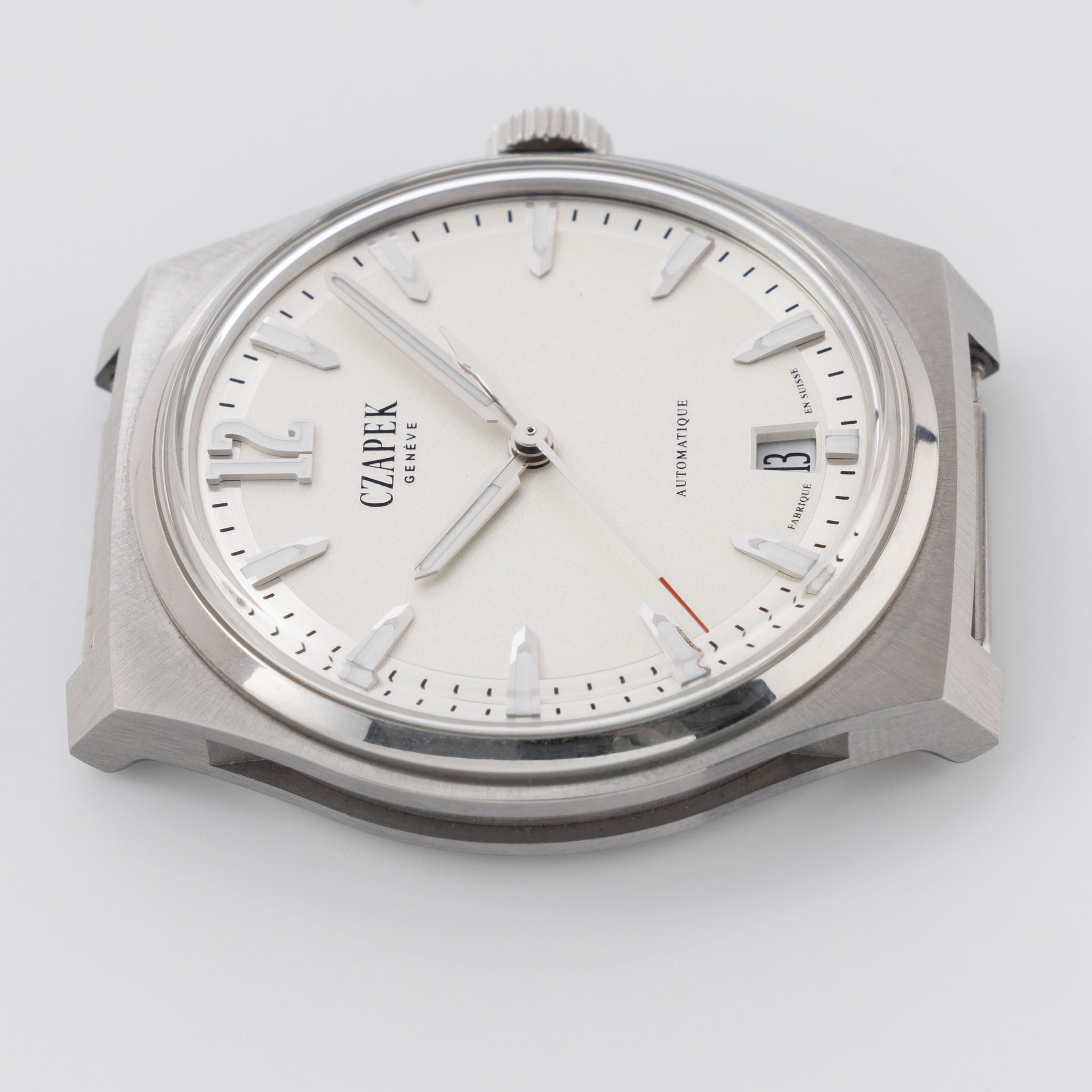 Czapek Antarctique monochrome weißes Zifferblatt limitierter Auflage