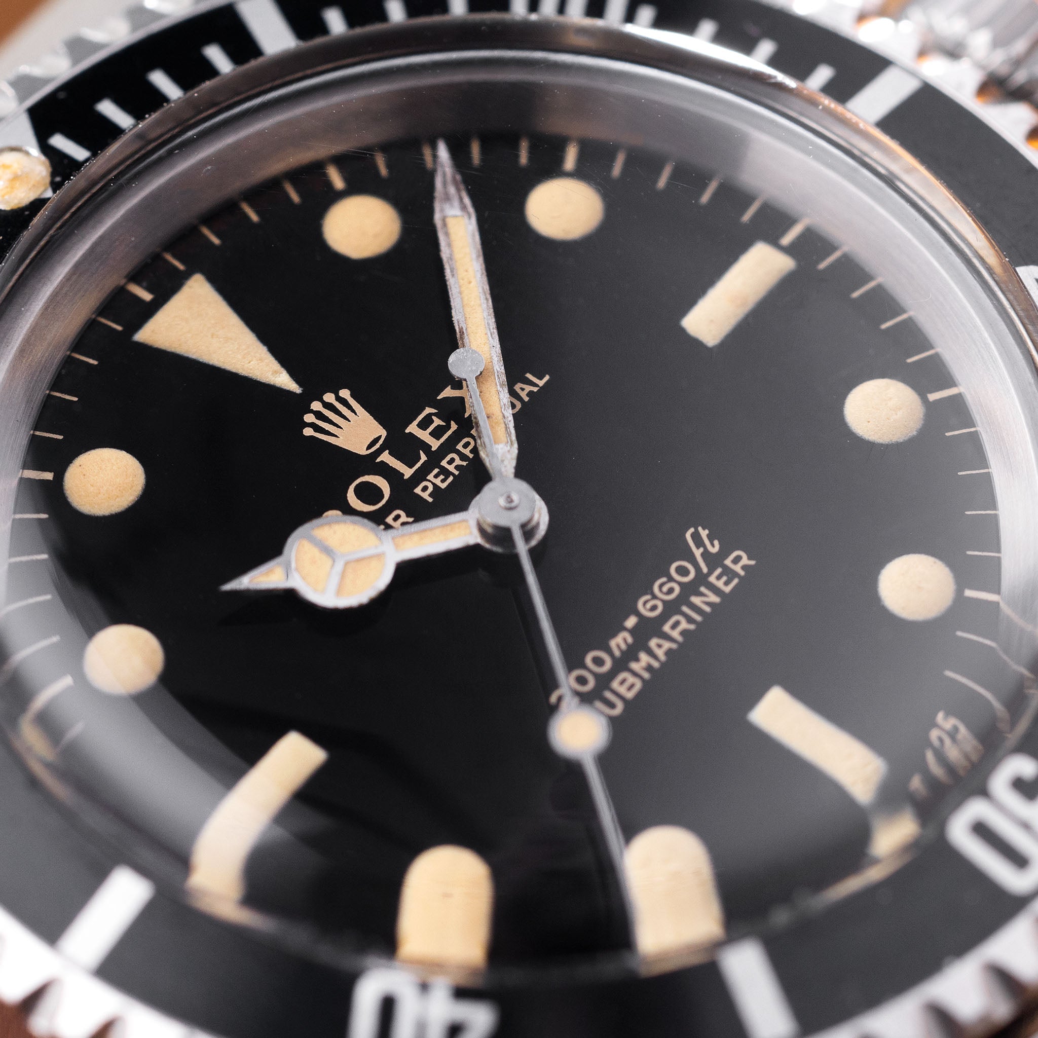 Rolex Submariner 5513 gilt dial 1965