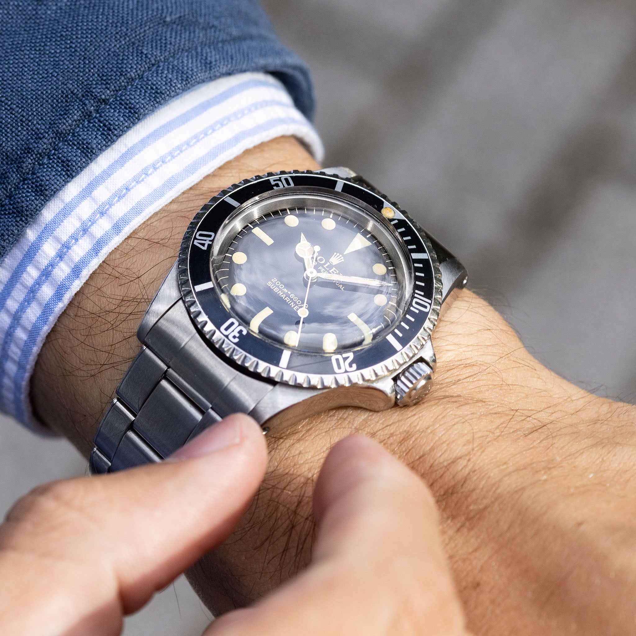 Rolex Submariner 5513 gilt dial 1965