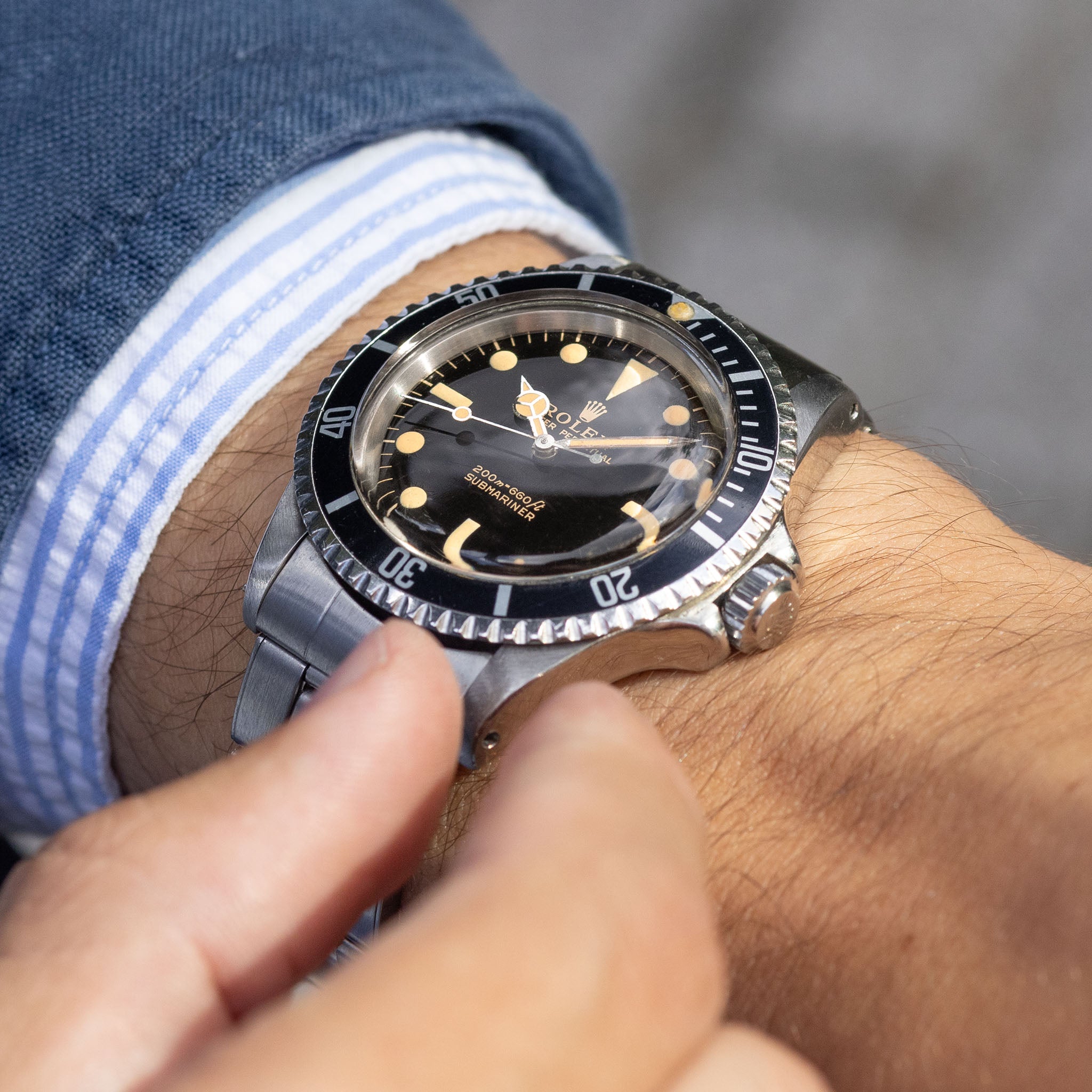 Rolex Submariner 5513 gilt dial 1965