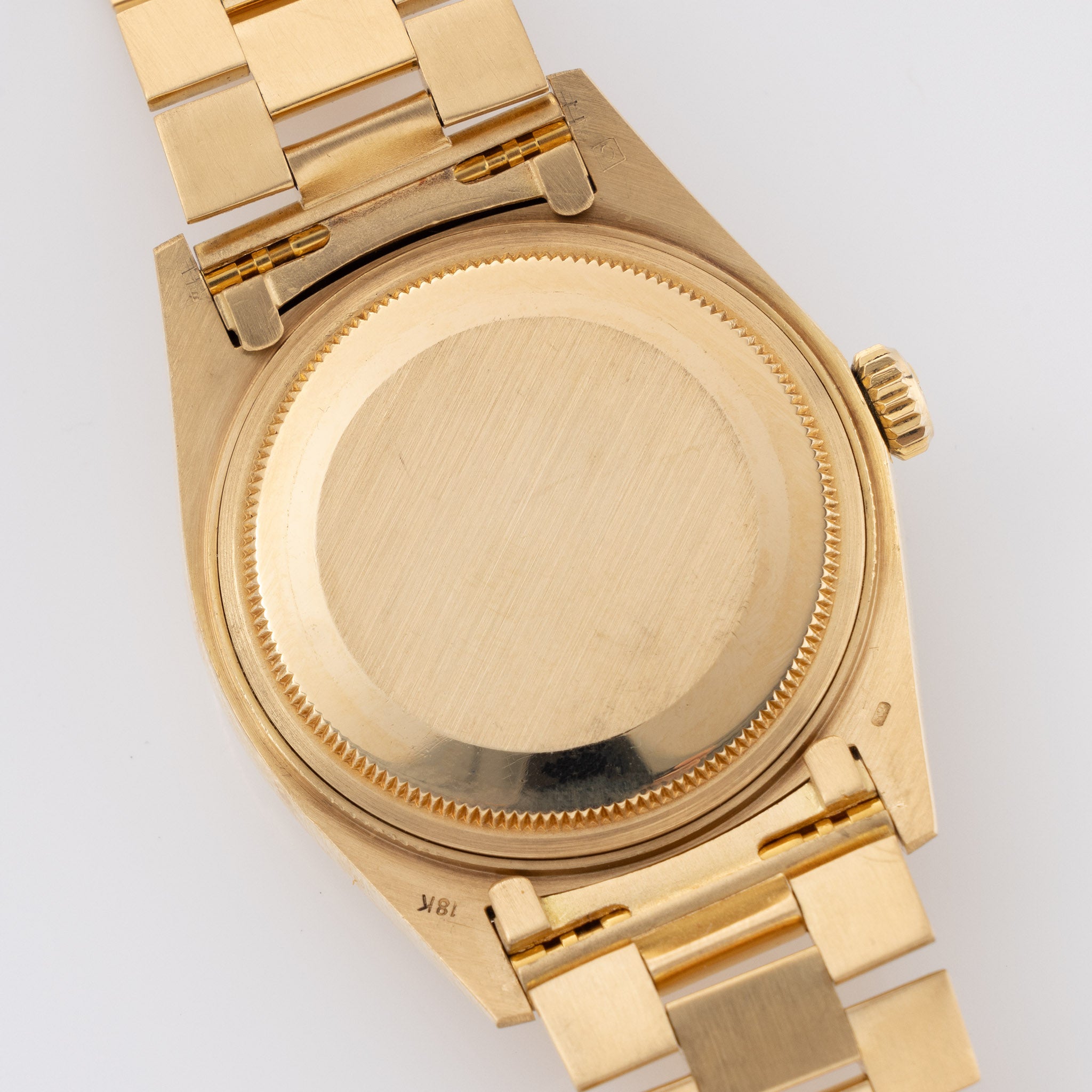 Rolex Day-Date 1803 Stilvolles warmgraues Soleil-Zifferblatt