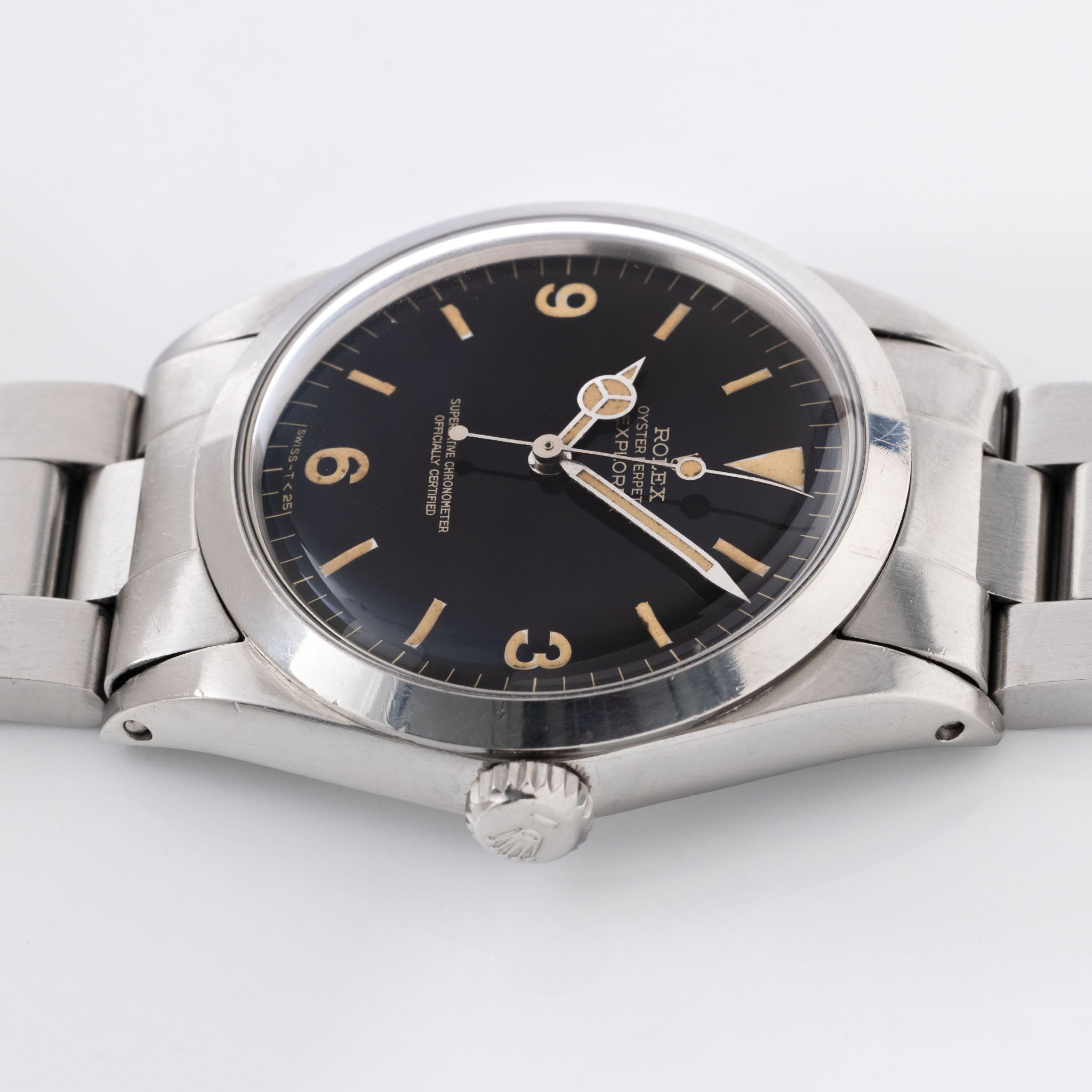 Rolex Explorer 1016 glossy Gilt with papers