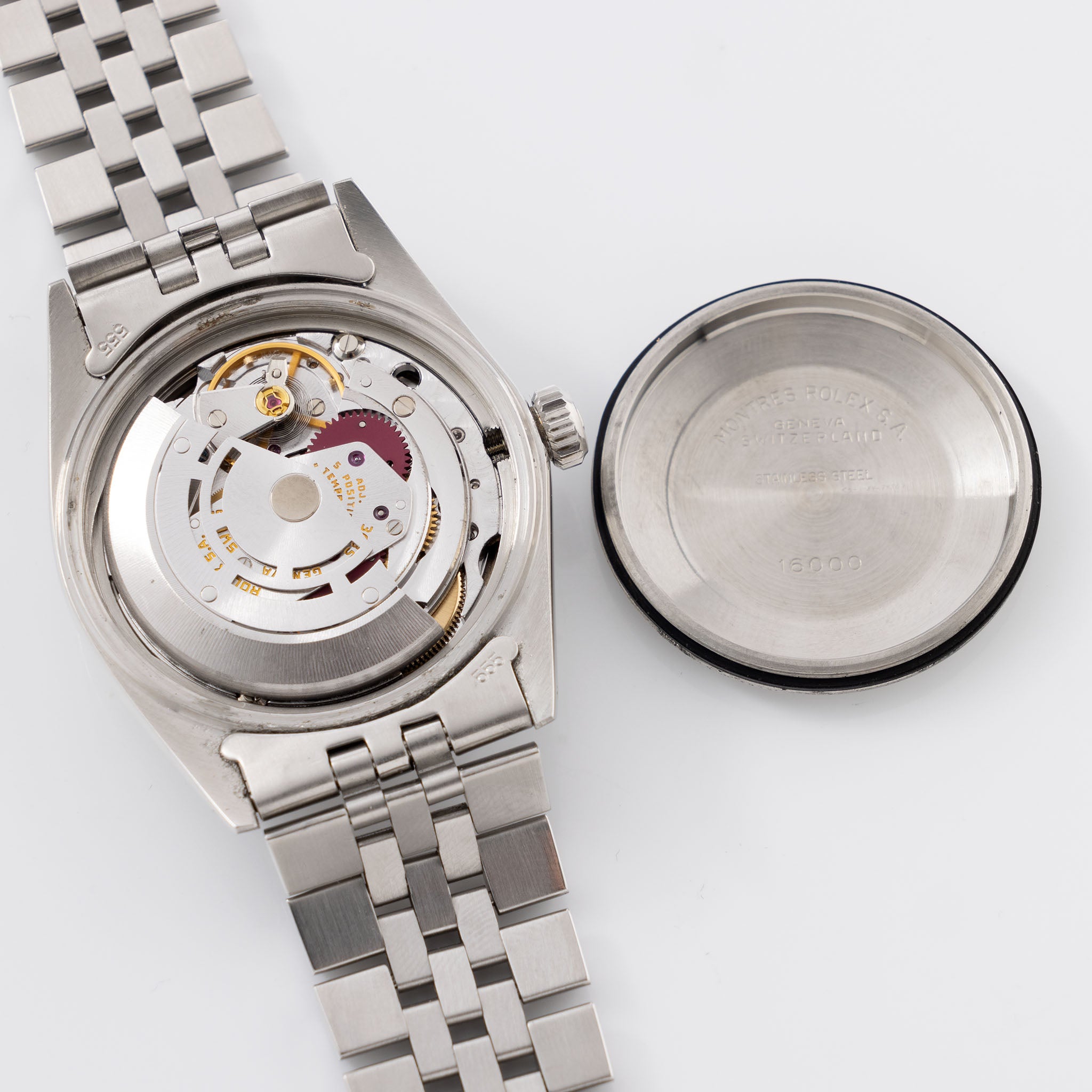 Rolex Datejust 16014 Seltenes Graues Buckley Zifferblatt
