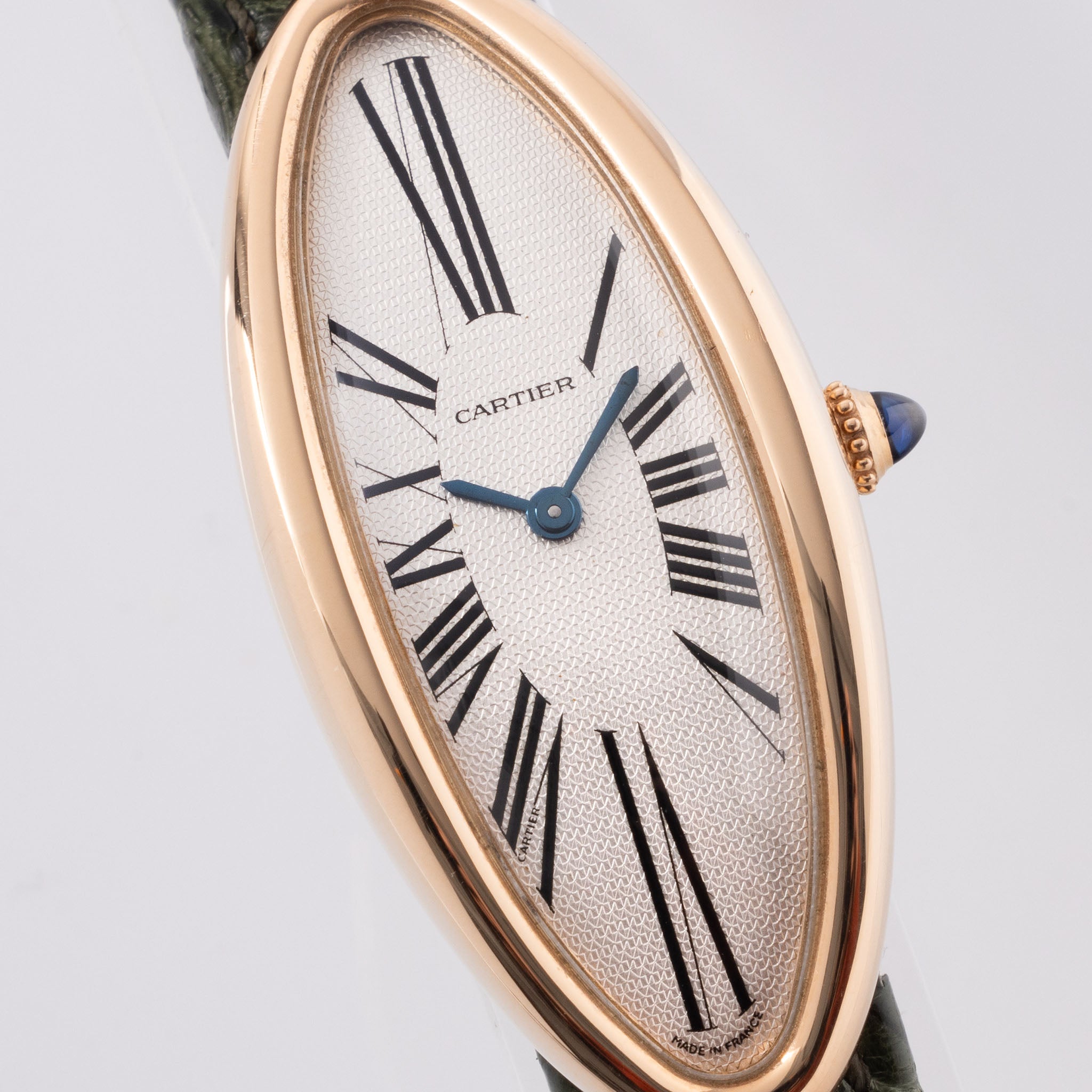 Cartier Baignoire Allongée Referenz 2606 Roségold Box und Papiere