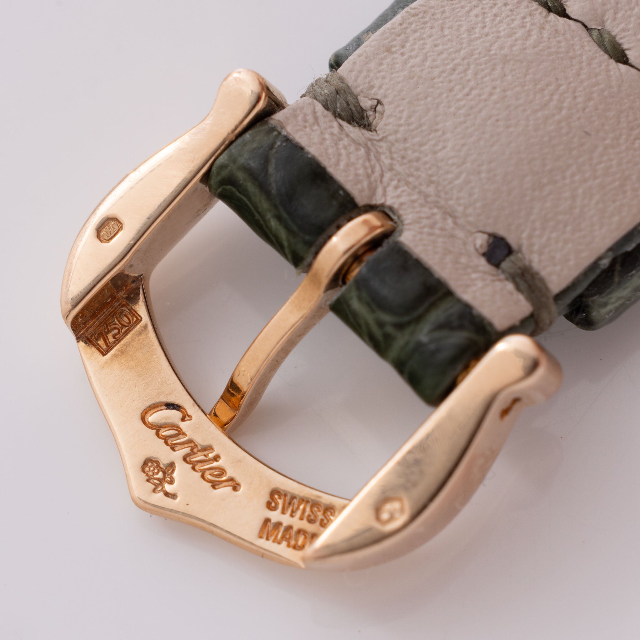 Cartier Baignoire Allongée Referenz 2606 Roségold Box und Papiere