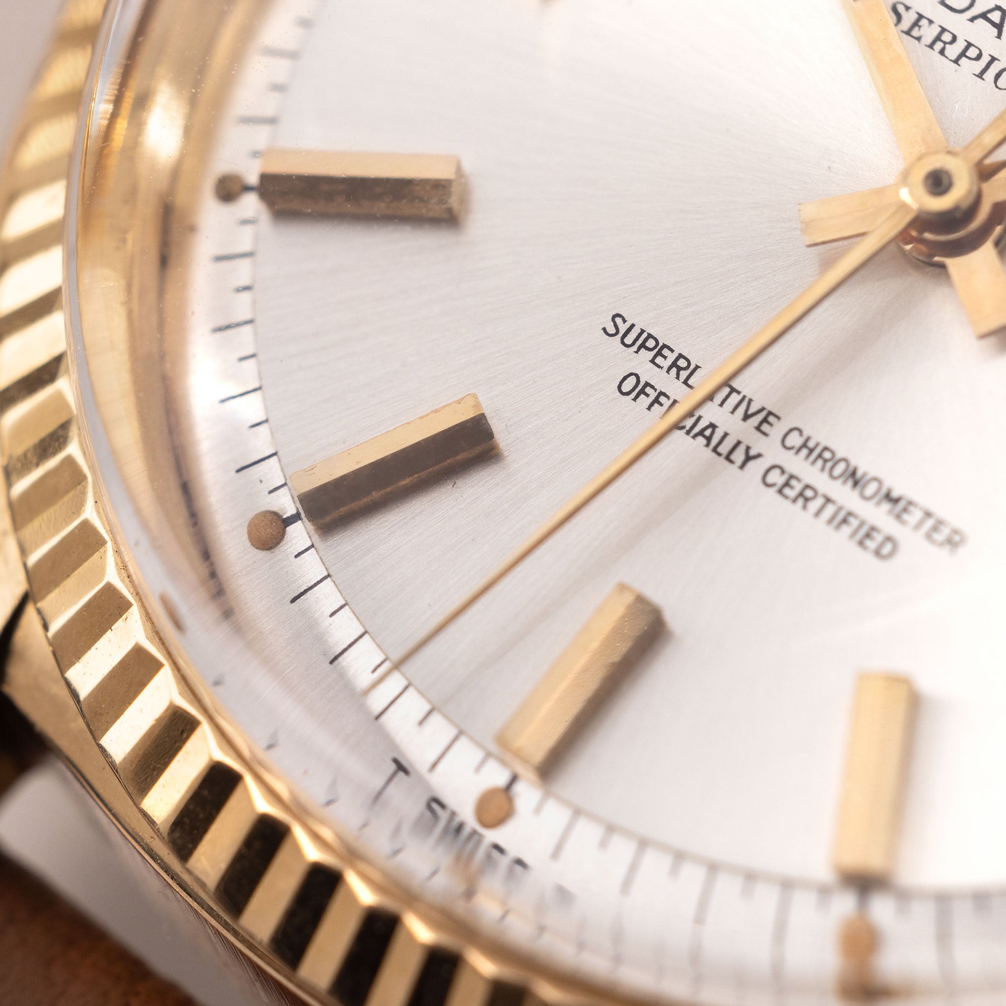 Rolex Day-Date 1803 Serpico Y Laino Double Signed Zifferblatt