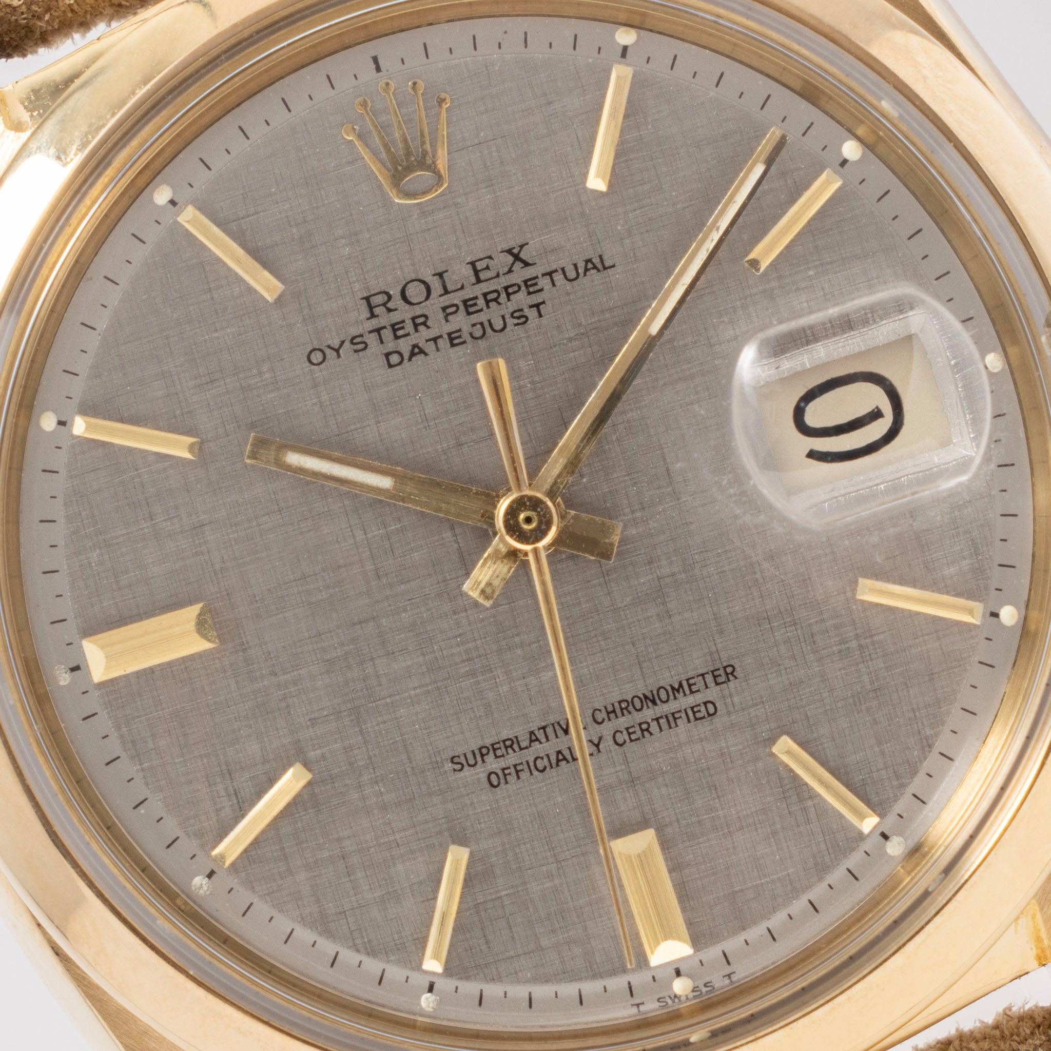 Rolex Datejust 1600/8 Linen Zifferblatt