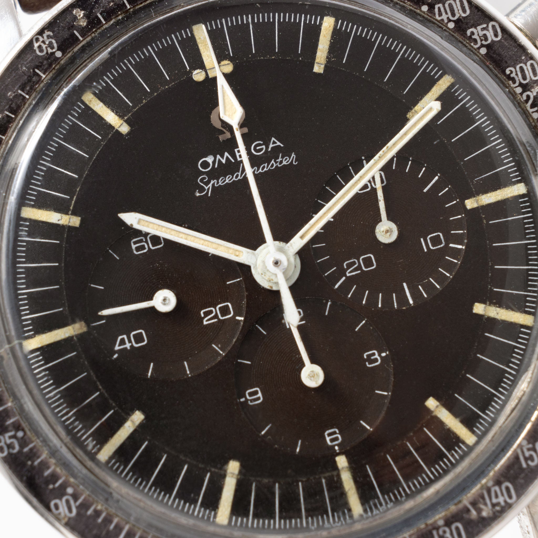 Omega Speedmaster 105.003 Ed White Tropical Zifferblatt