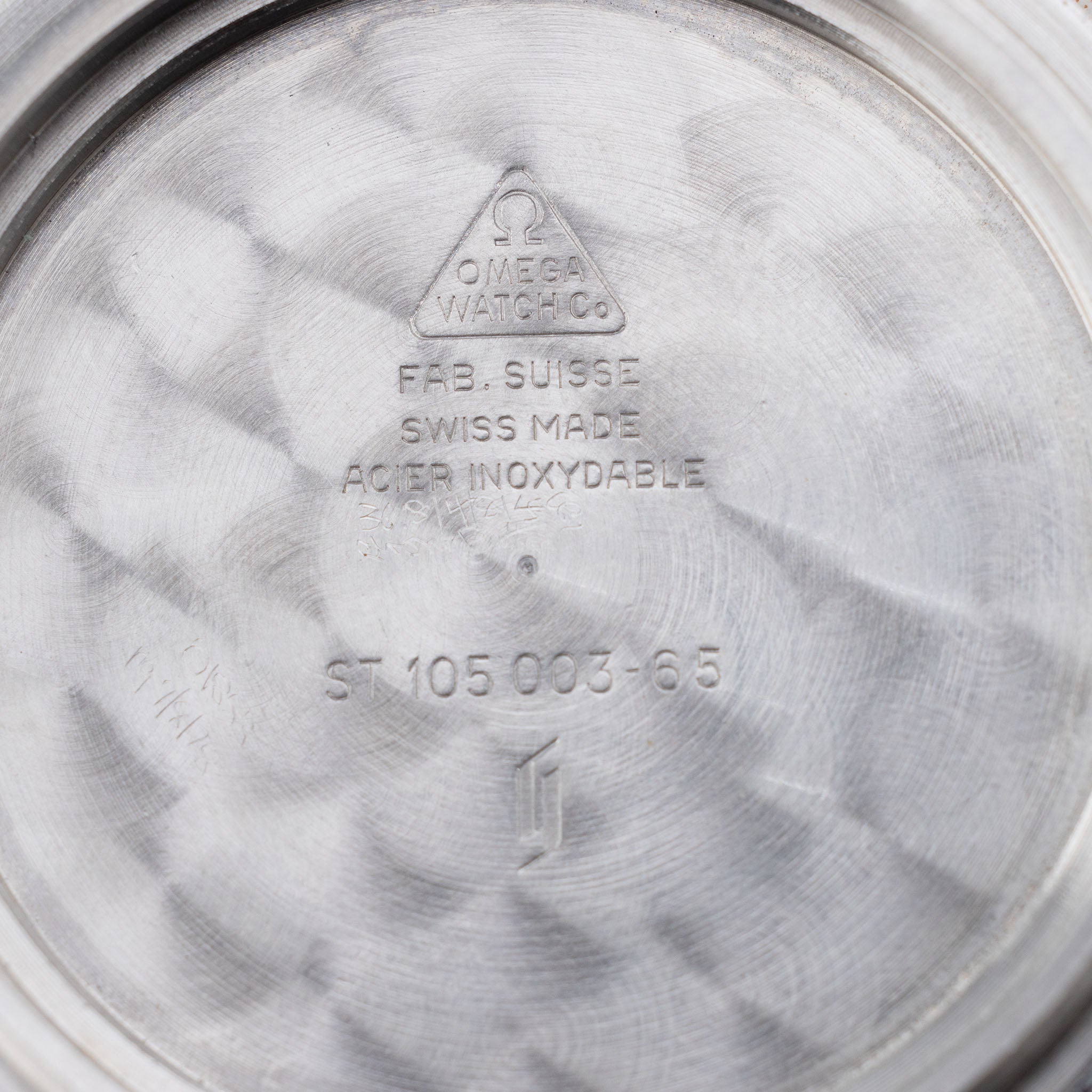 Omega Speedmaster 105.003 Ed White Tropical Zifferblatt