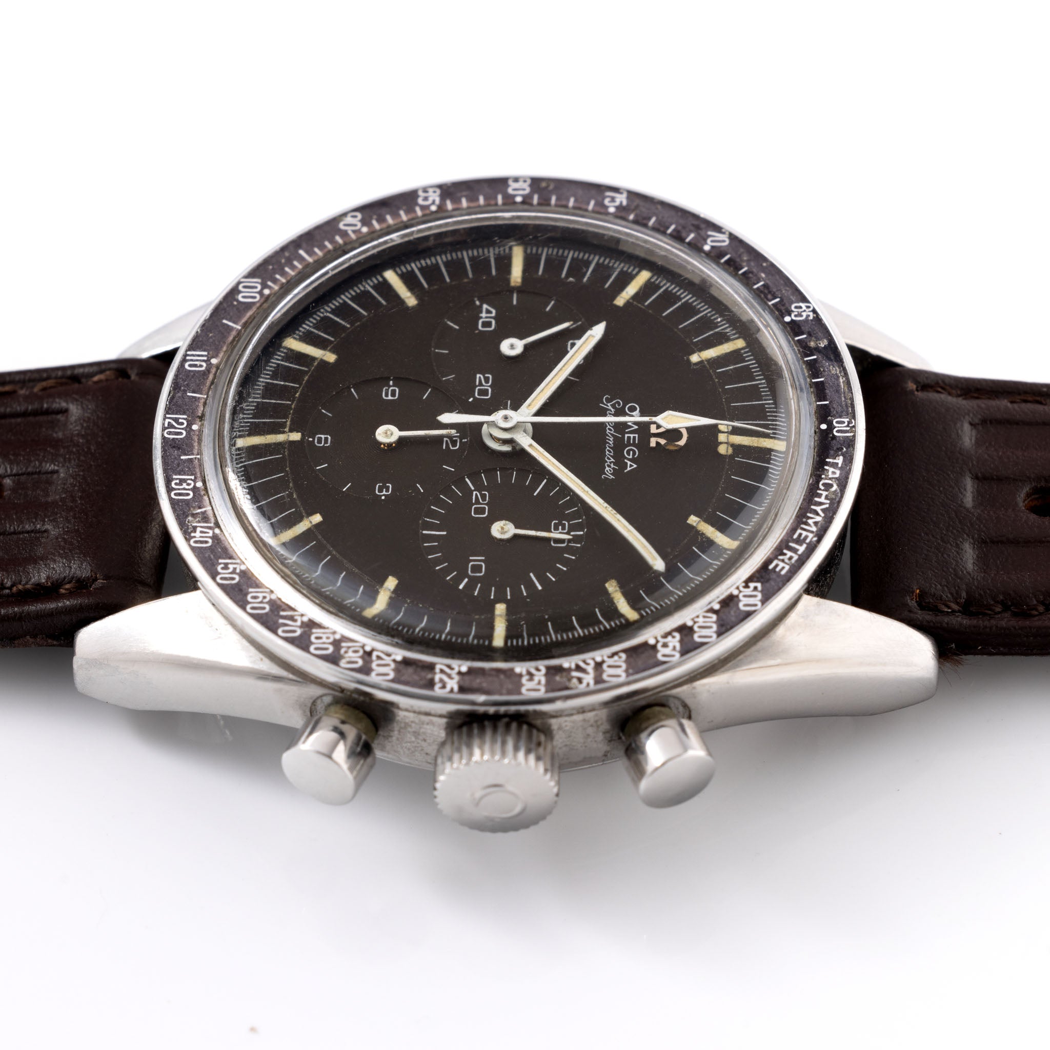 Omega Speedmaster 105.003 Ed White Tropical Zifferblatt