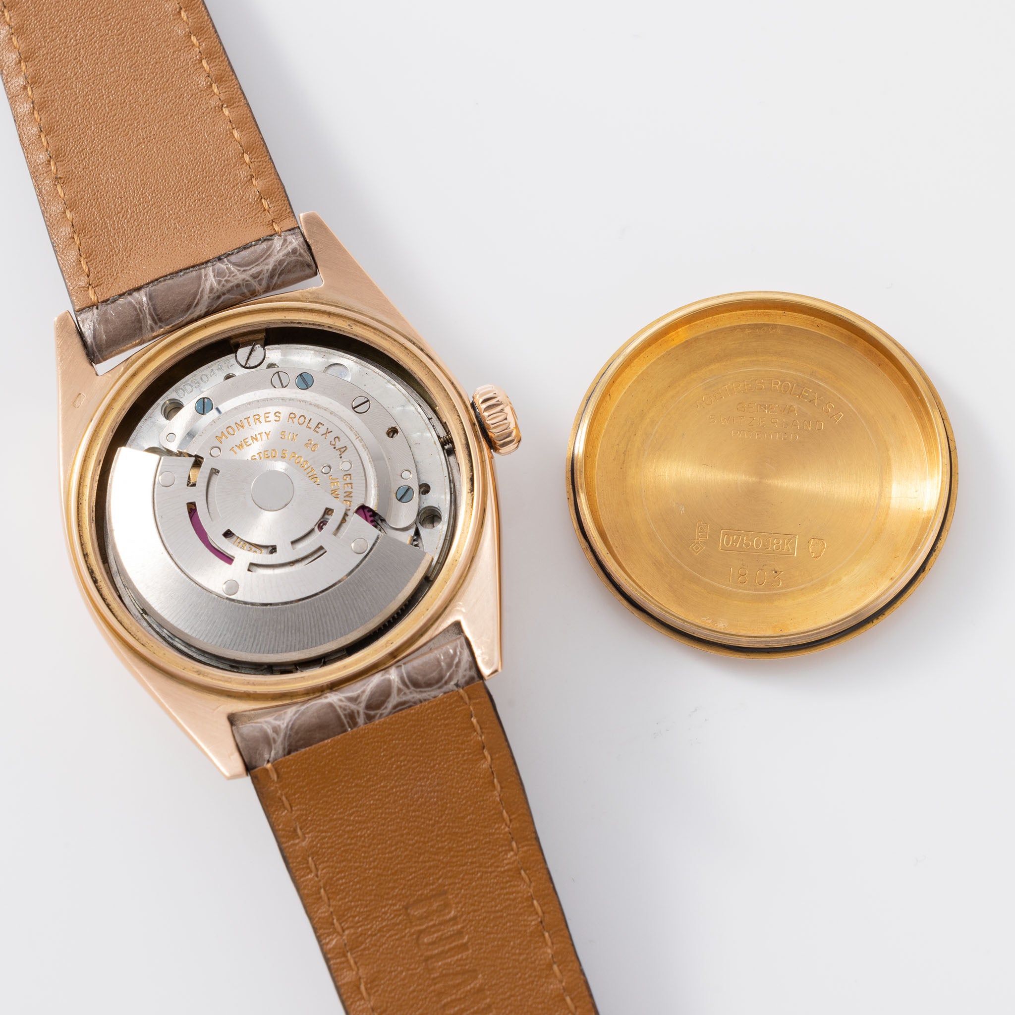 Rolex Day-Date 1803 Roségold mit seltenem "Claw Index" Zifferblatt