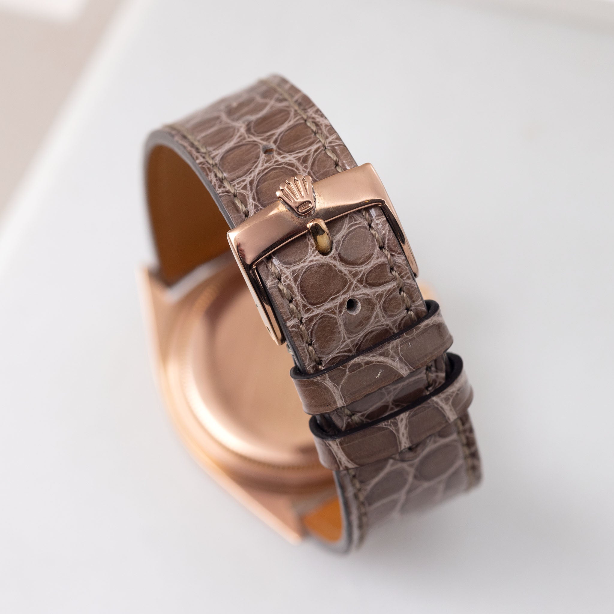 Rolex Day-Date 1803 Roségold mit seltenem "Claw Index" Zifferblatt