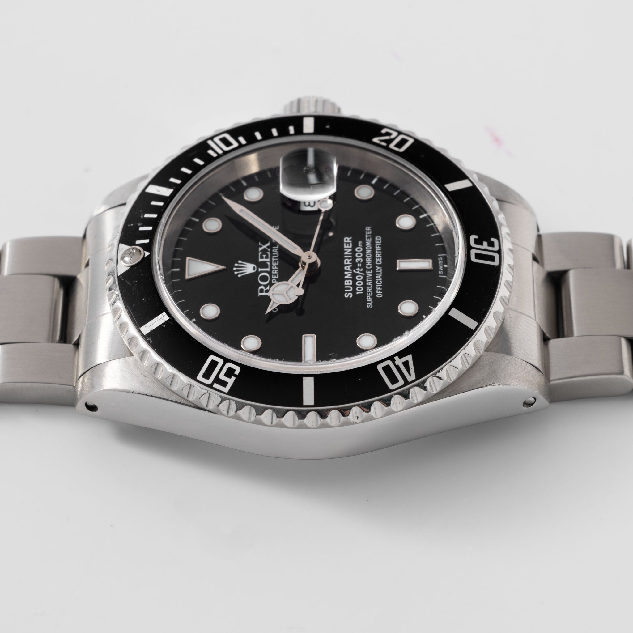 Rolex Submariner Date Referenz 16610 Swiss Only Zifferblatt