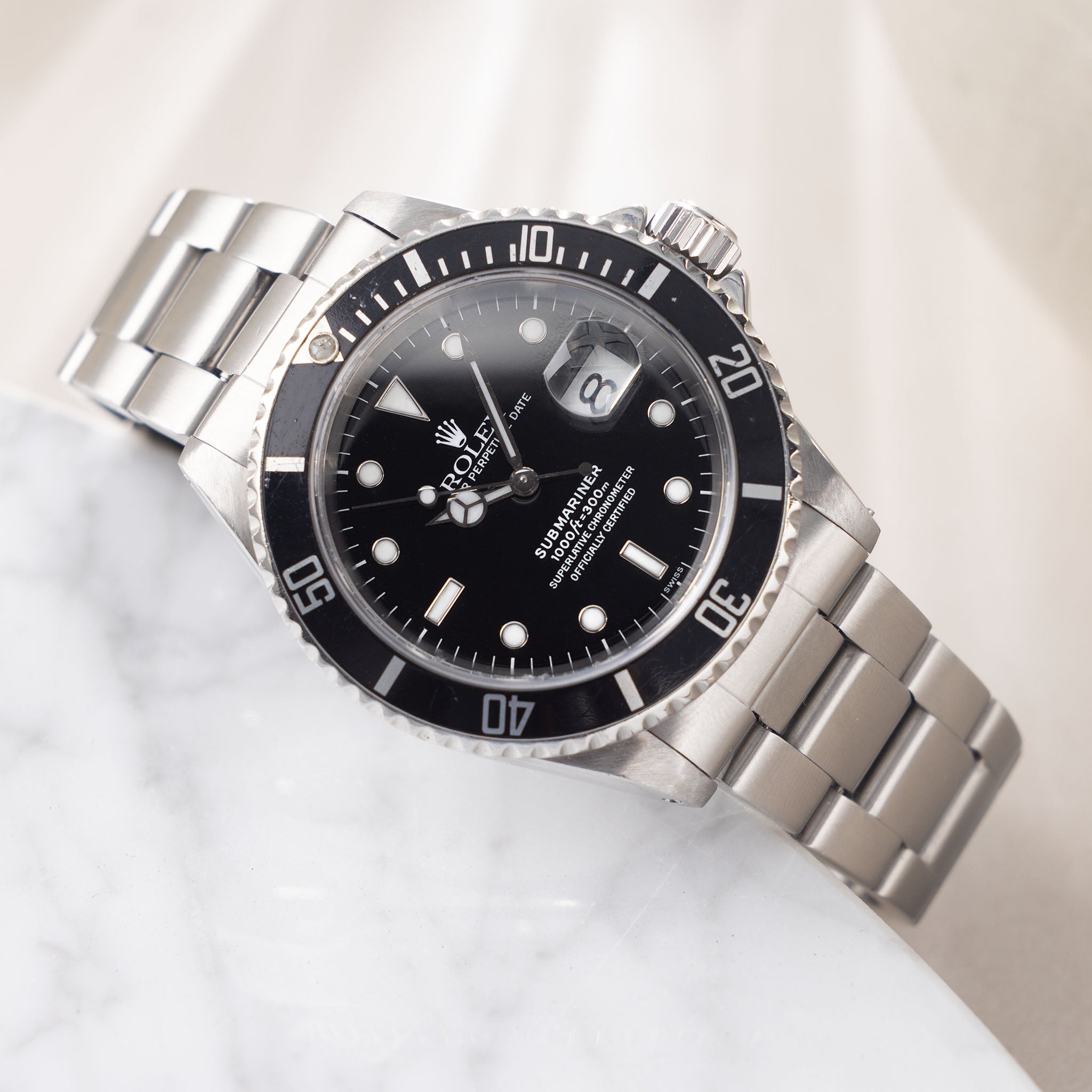 Rolex Submariner Date Referenz 16610 Swiss Only Zifferblatt